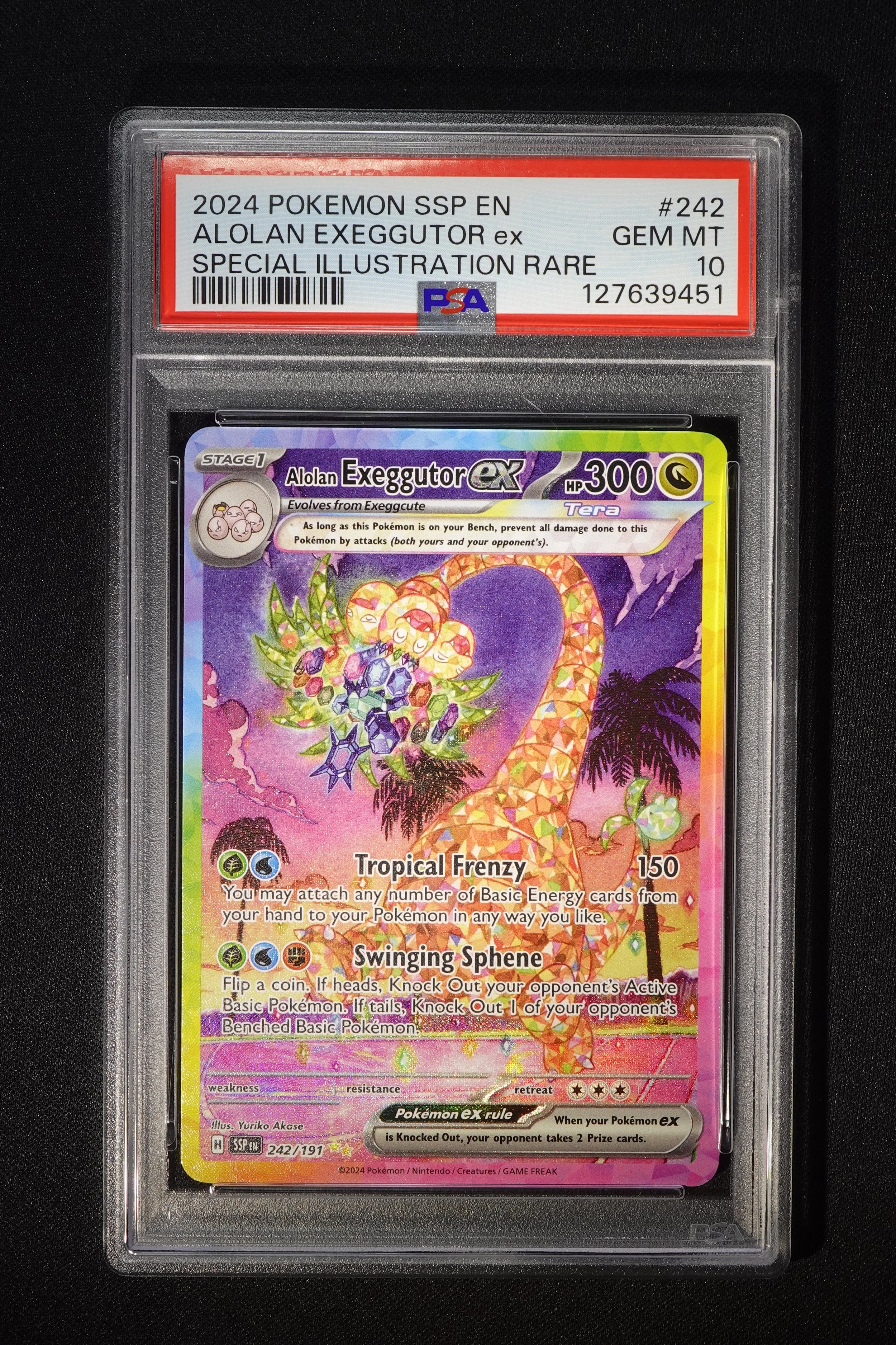 Alolan Exeggutor ex #242 (SIR) - PSA 10 - 1