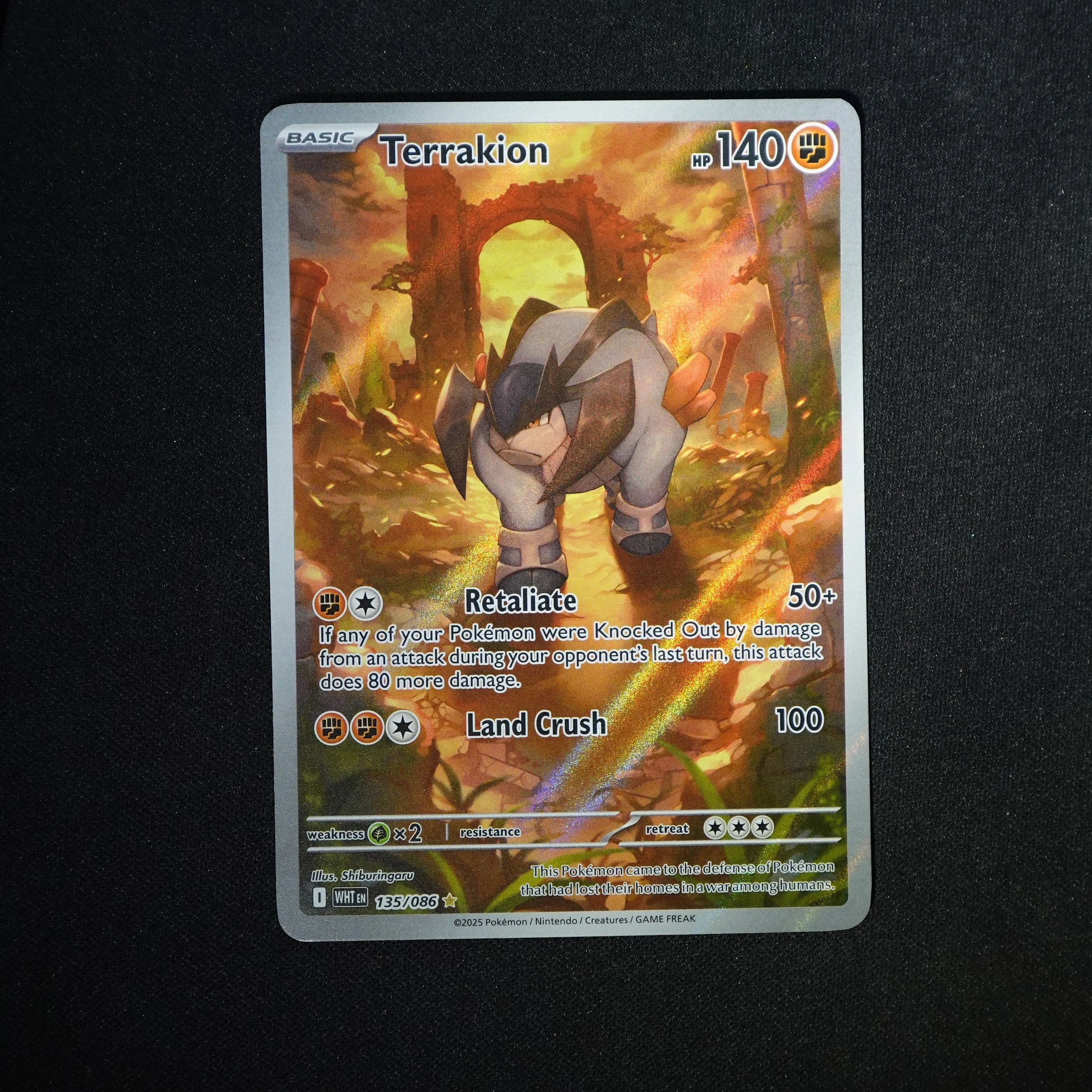 Terrakion #135 [ IR ] - NM