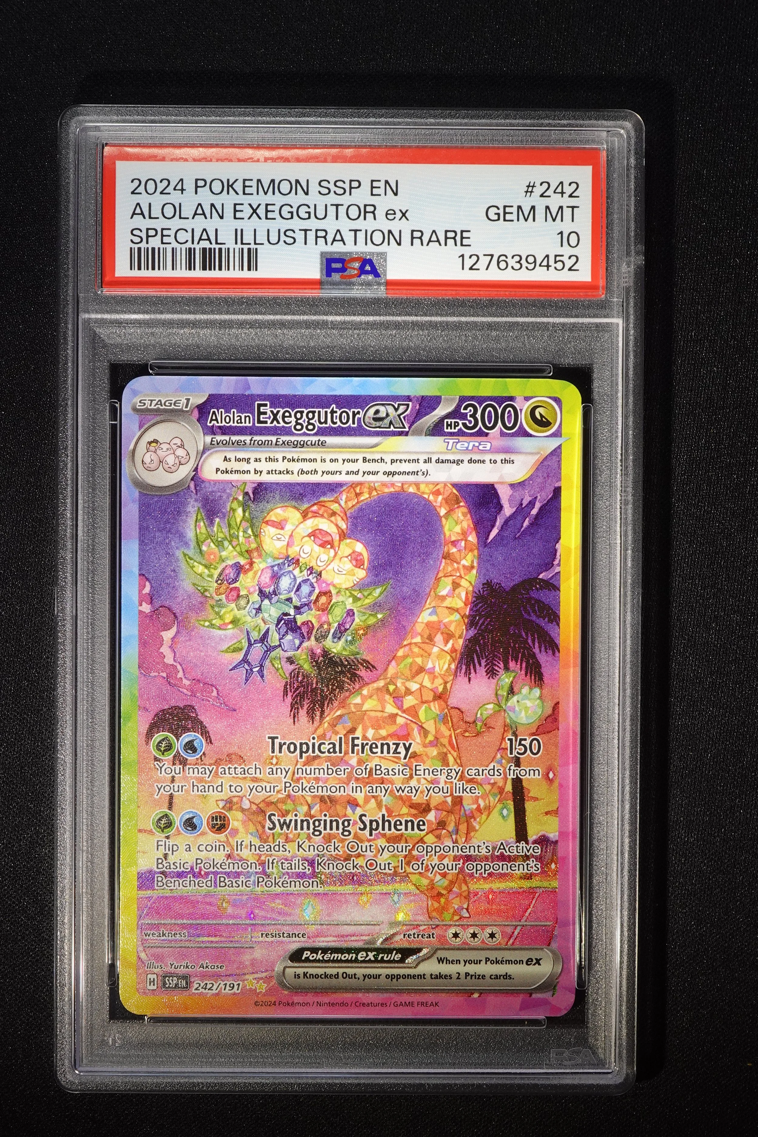 Alolan Exeggutor ex #242 (SIR) - PSA 10 - 2