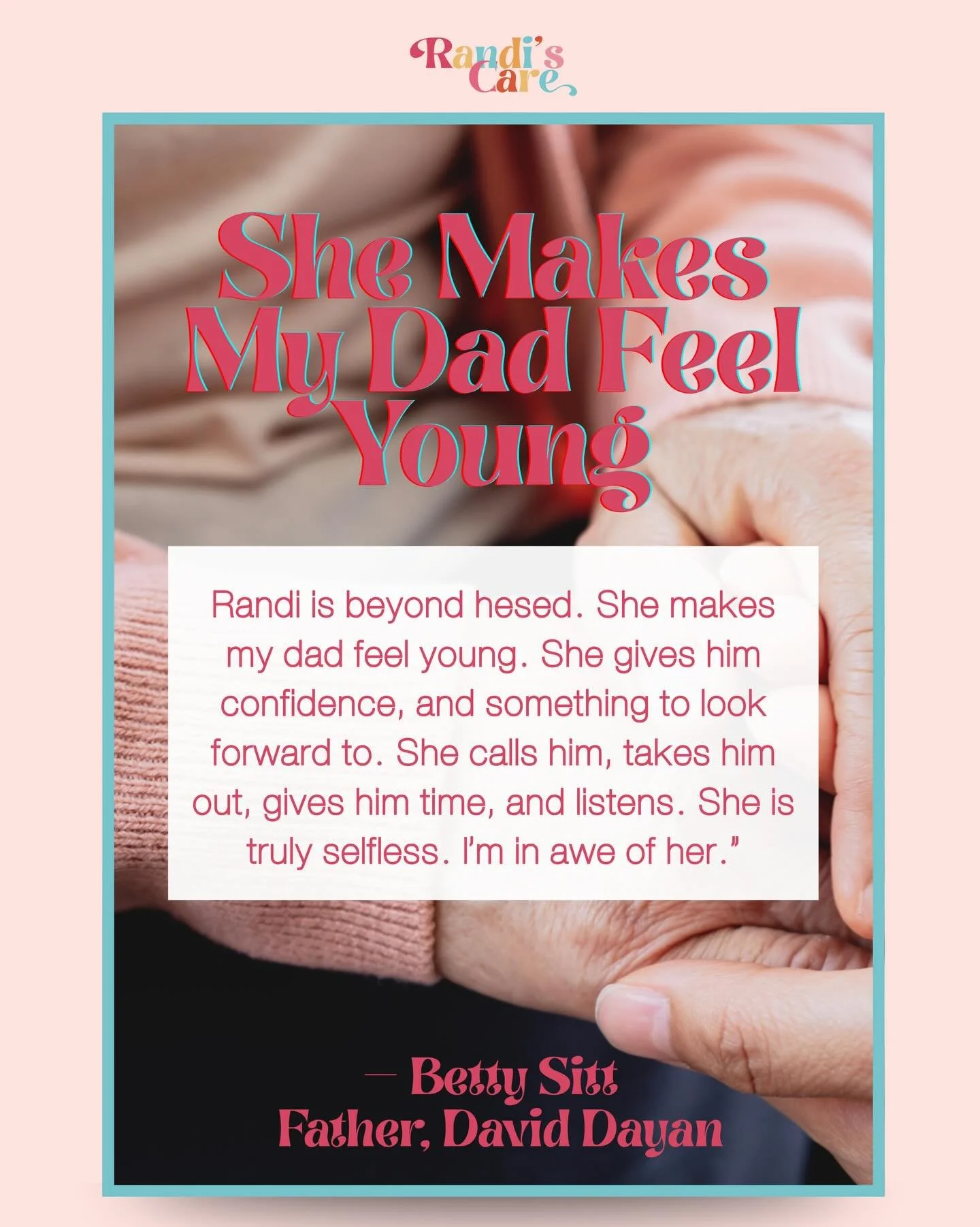 &ldquo;She makes my dad feel young.&rdquo;

Thank you for the kind words, @bettysitt. ❤️ Read more in this month&rsquo;s IMAGE magazine!