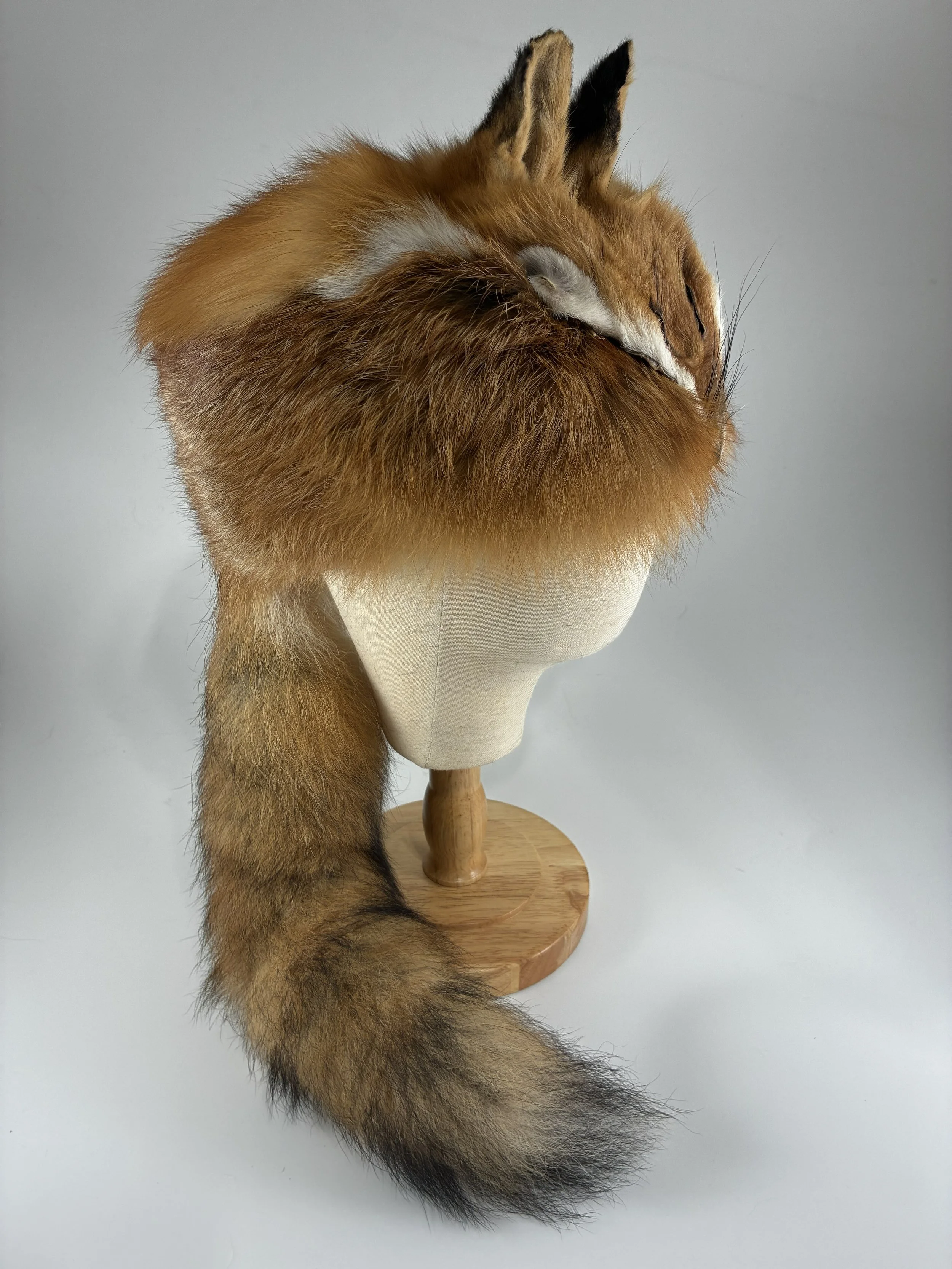 Crockett Style Red Fox Hat