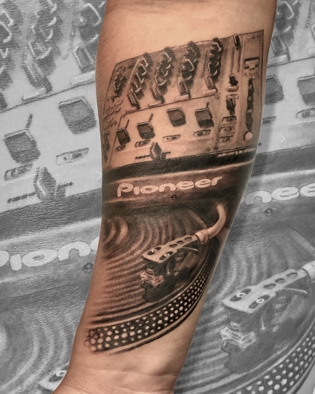 Black and grey