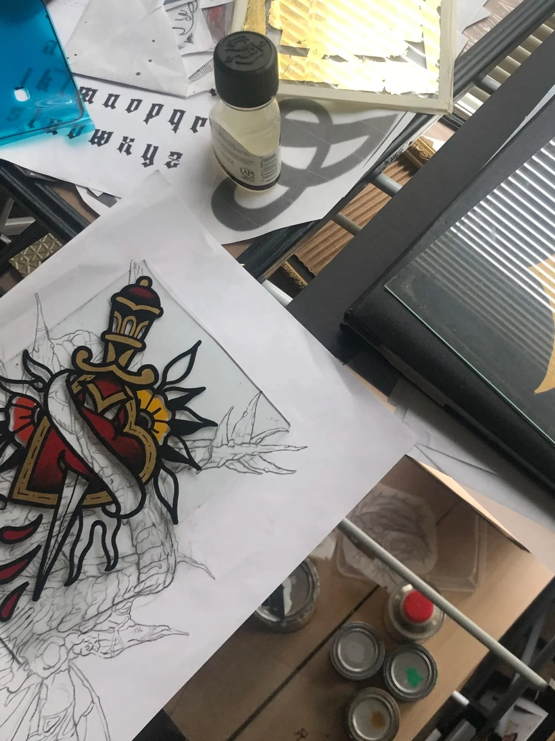 Glass Paintings