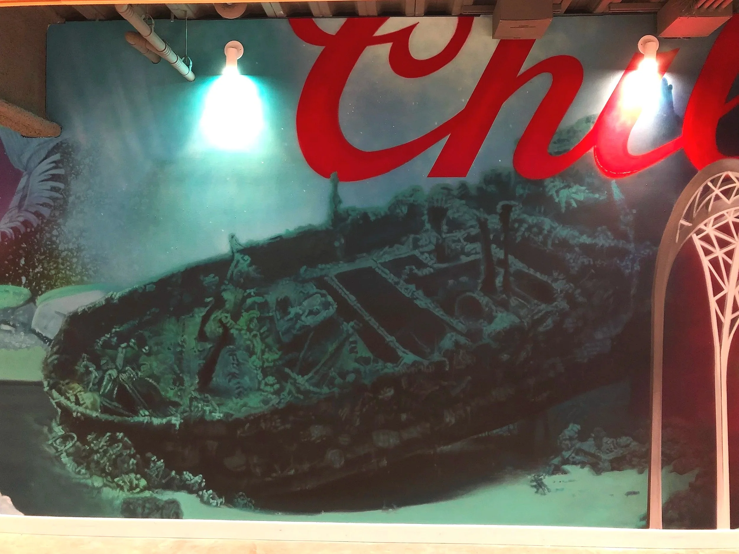 72' x 10' Kraken themed Coors Light Mural for Climate Pledge Arena - Seattle WA