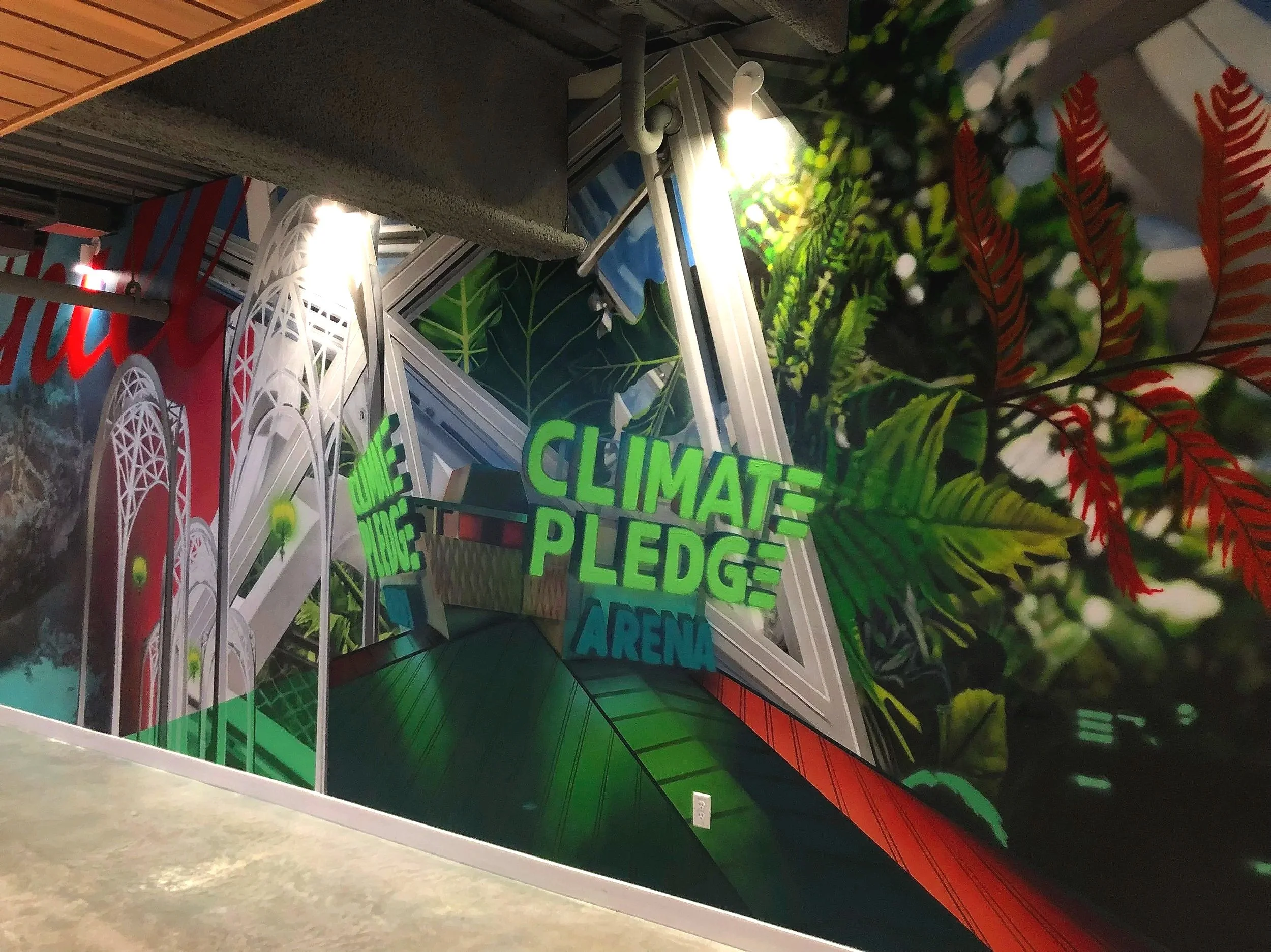 72' x 10' Kraken themed Coors Light Mural for Climate Pledge Arena - Seattle WA