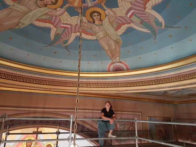 Retouching and consolidation of church in Toronto