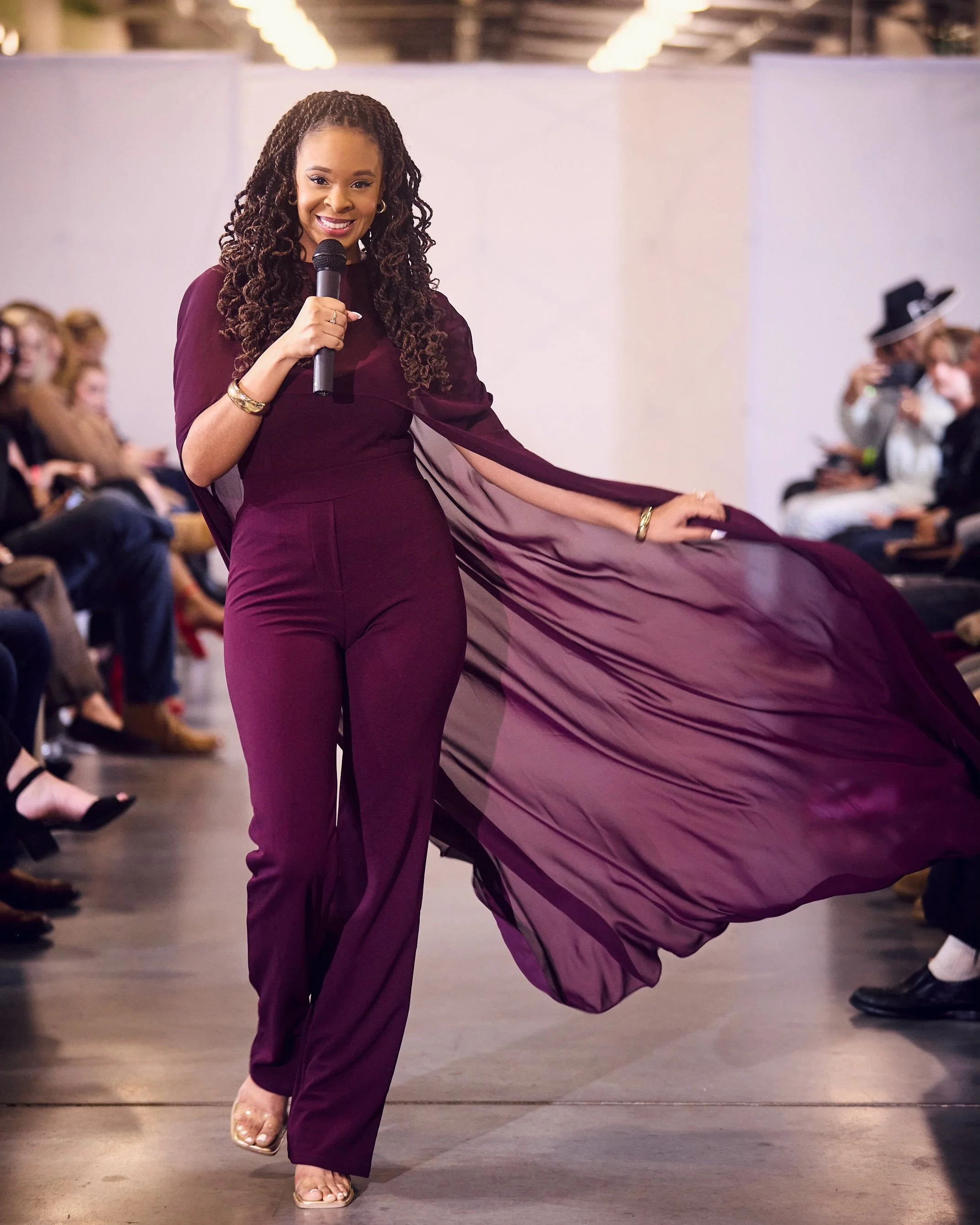 Poetry x 2026 Fashion Week 💁🏽&zwj;♀️ 

These performance photos are beautiful! A true rendering of poetry in motion. 🙌🏾 Thank you @warnerpault for skillfully capturing me at @rhodeisland.fashionweek. 

My next goal is to partner with a designer a