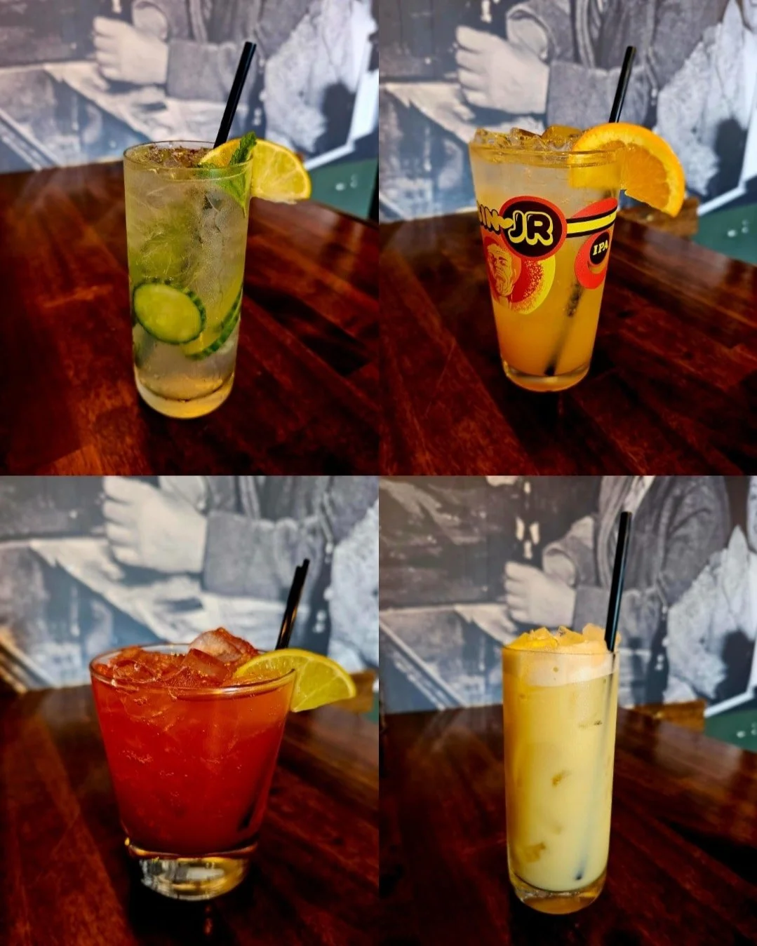 ‼️ Just in time for the Weekend Heat 🥵 ‼️

Here are a handful of Hydrating Mocktails we are mixing up to help you stay cool:

🌱 Garden Spritz : Fresh cucumber, mint, and lime

🥭 Heat Wave: Mango puree, ginger syrup, splash of lime

🫐 Bramble Bree
