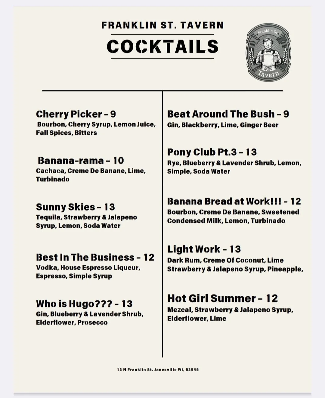 ‼️ NEW MENU ALERT ‼️

Our talented chef has been working hard on these changes, making sure to hang on to the fan favorites while bringing a lot of fun new items to the menu! 

Stop in soon to try our new seasonal cocktail menu and check out these sa