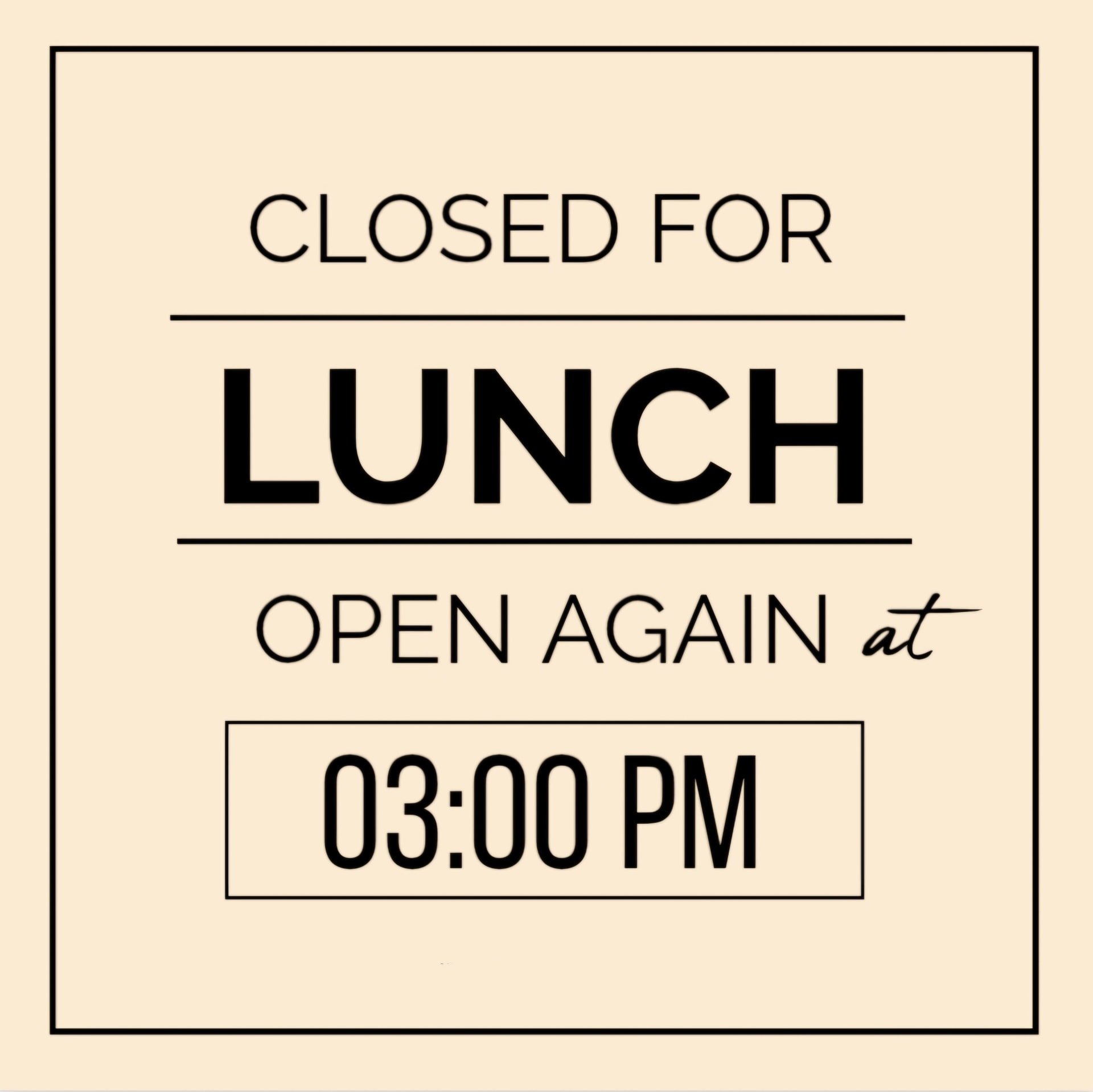 A little under the weather, but not down for long 🌧️➡️☀️

We&rsquo;re hitting pause on lunch today, and opening at 3PM &mdash; see you then!
