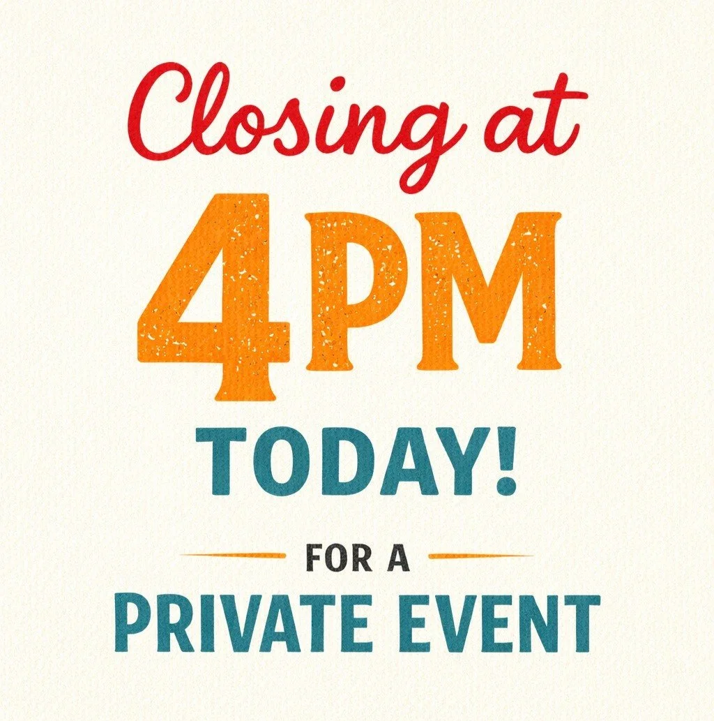 🍔 Stop in and see Alex for lunch today, but we are closing at 4 pm (March 13) for a private event! 

🍀 See you tomorrow for another wild St Patrick's Day with our neighbors at O'Riley's! The tent is up, the bands are booked, and the beer is green. 