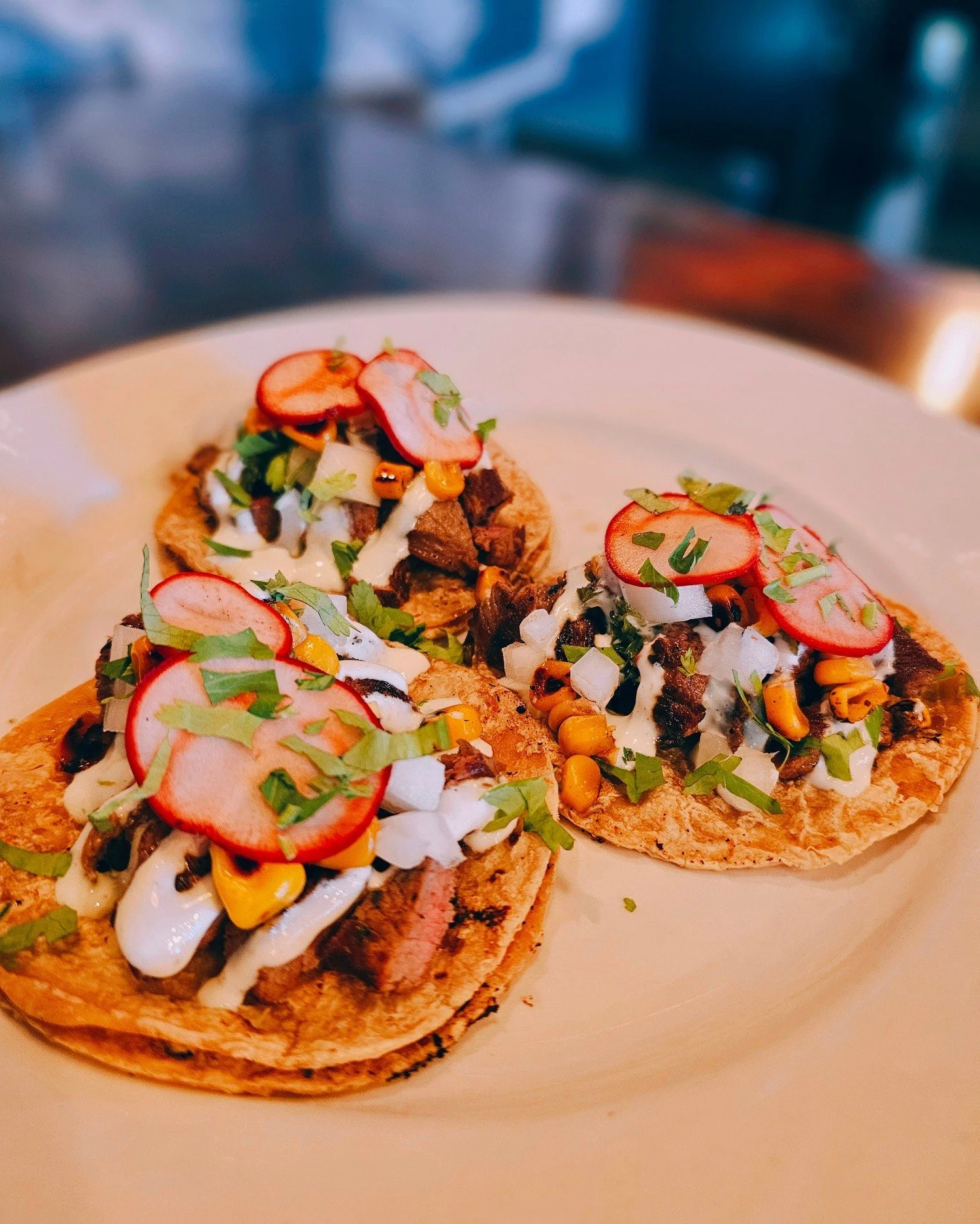 🔥 Smokeshow Steak Tacos 🔥
Chimichurri steak, charred corn, jalape&ntilde;o-garlic crema &amp; pickled radish
While supplies last

#FranklinStreet #TacoTuesday #StreetTaco #BestBartenders #HammsOnTap