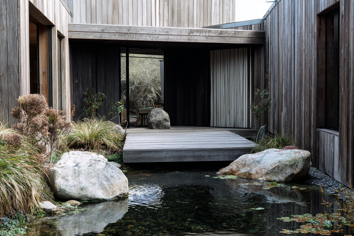 Japandi Coastal Modern Cabin Courtyard.png