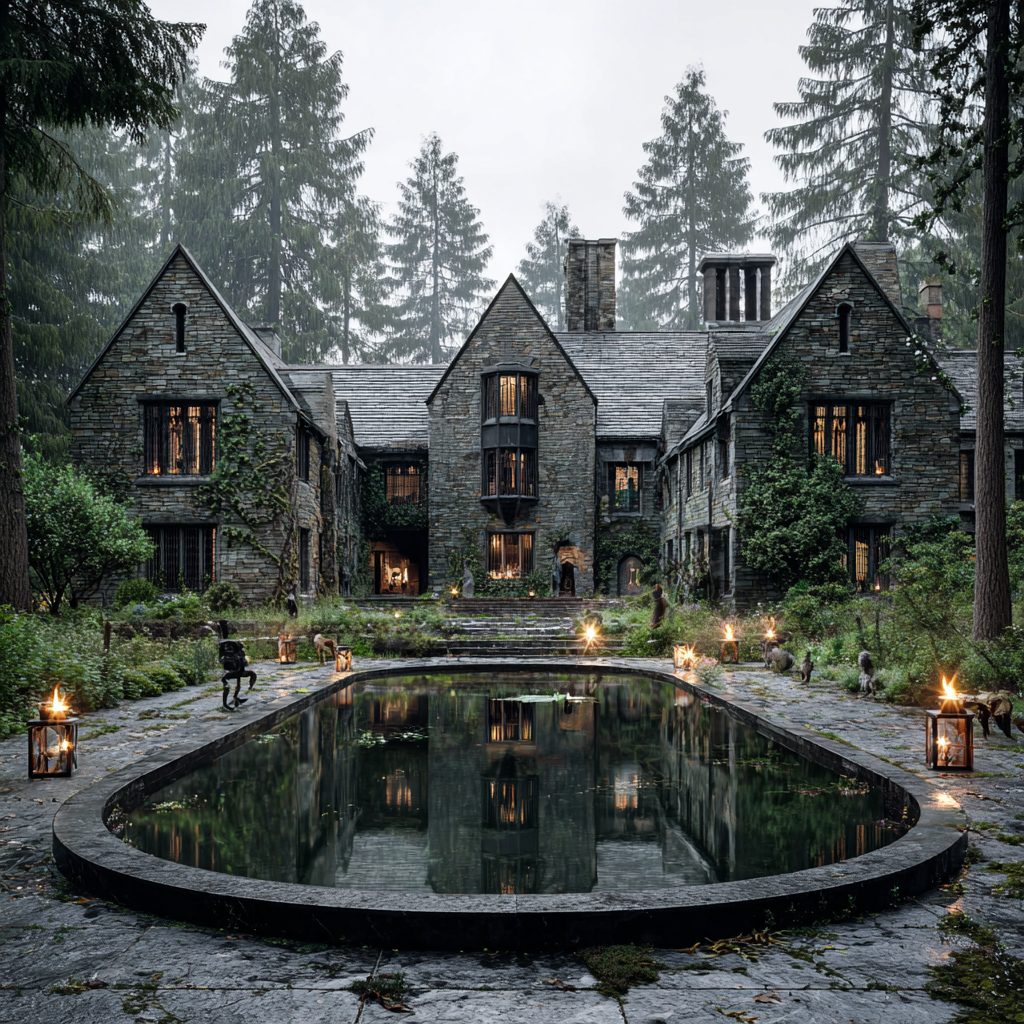 Secluded Forest Gothic Courtyard Home (4).png