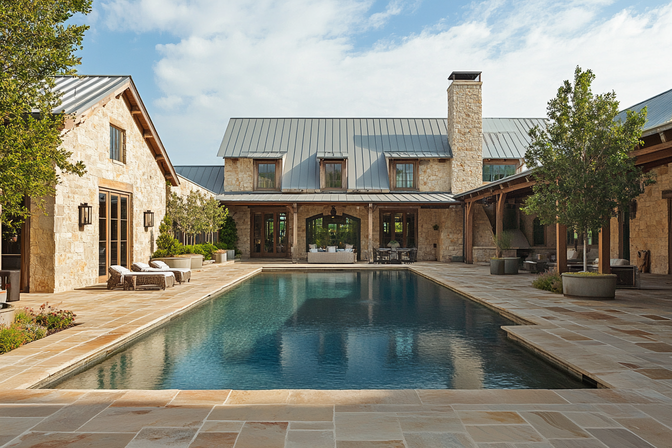 Luxury Farmhouse Courtyard with Pool.png