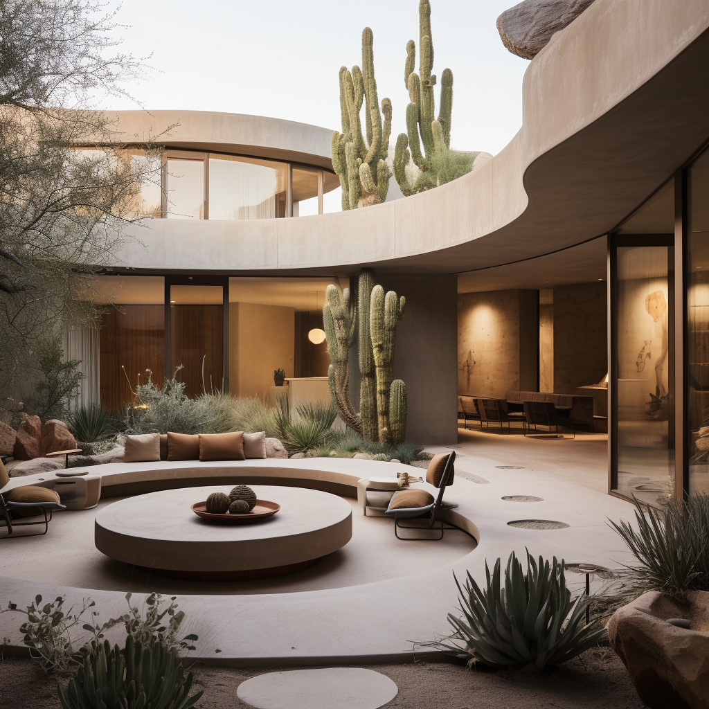 Circular Courtyard Rustic Modern Estate.png
