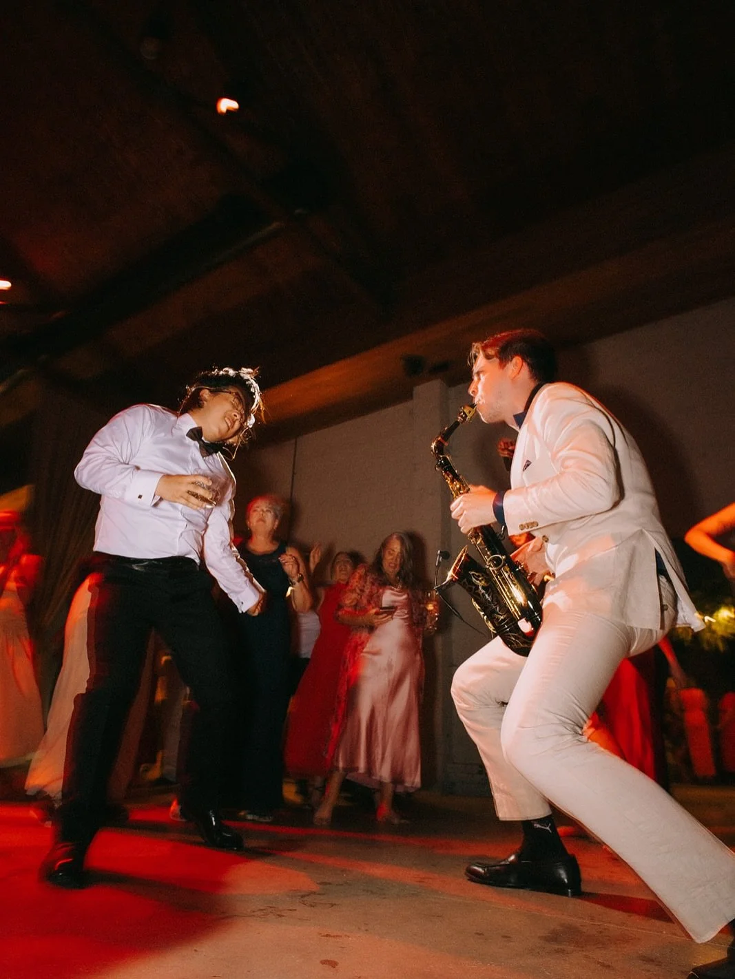 Simon & Courtney’s day was pure energy from start to finish.
The music, the vibe, the moments unforgettable.
Grateful to have been part of this amazing celebration.
🎷✨
Captured beautifully by @packing.light 
Venue magic at @halfacre_venue