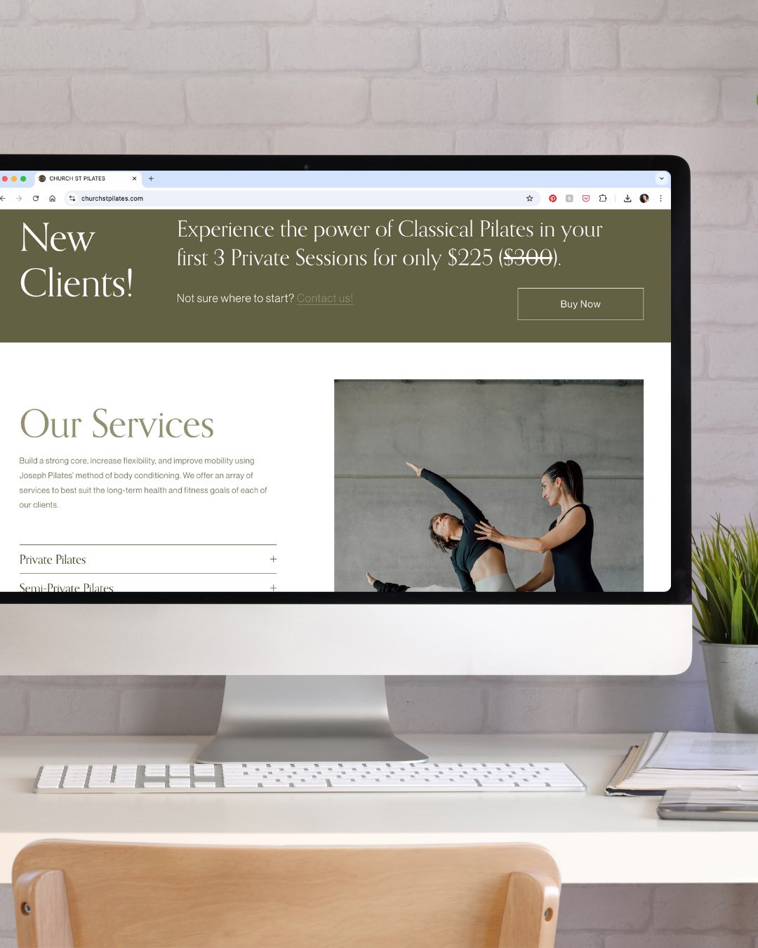 Great design doesn&rsquo;t distract&mdash;it supports. That was the vision behind this site for @churchstpilates.⁠
⁠
@churchstpilates is rooted in the tradition of Classical Pilates&mdash;focused, effective, and elevated. We designed a site to match: