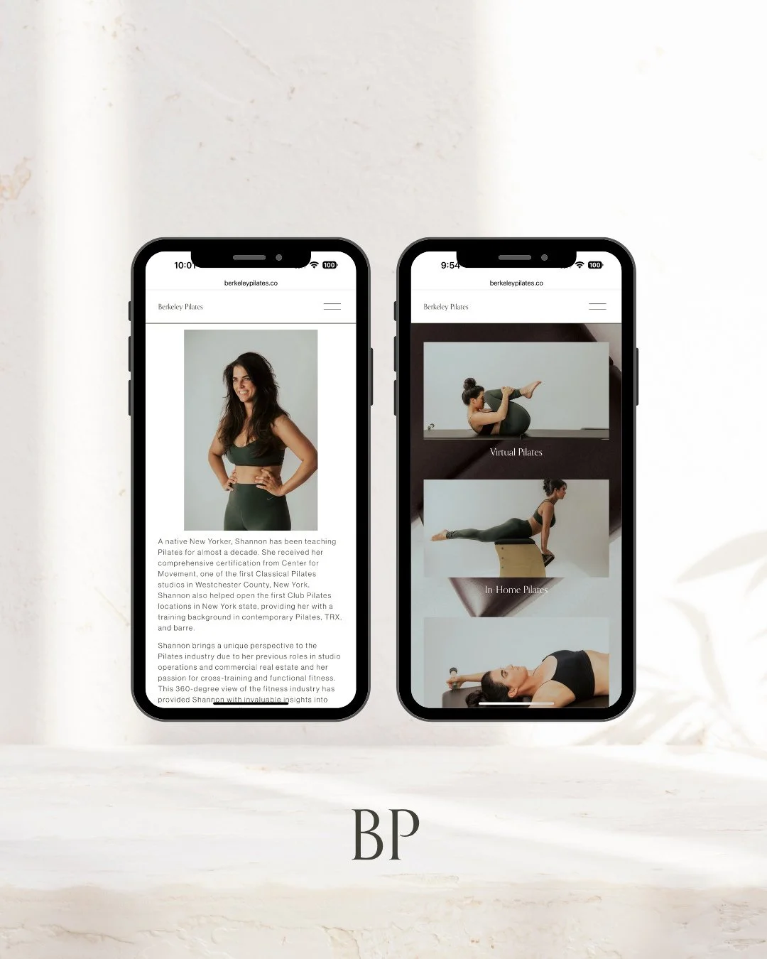 Over half of all web traffic happens on mobile devices&mdash;so if your site doesn&rsquo;t look and work perfectly on a phone, you&rsquo;re losing clients.⁠
⁠
For @berkeleypilates, I designed mobile-first, making sure the booking button, schedule, an