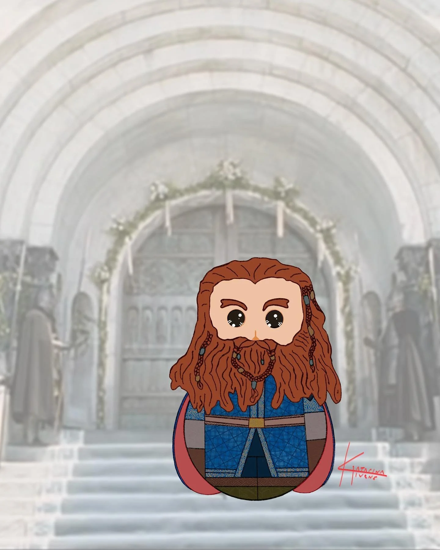 Gimli 🪓 at Coronation!!!
🎨
#gimli #lordoftherings #returnoftheking #aragorncoronation #procreatedrawing #artist #myartstyle #digitalart
