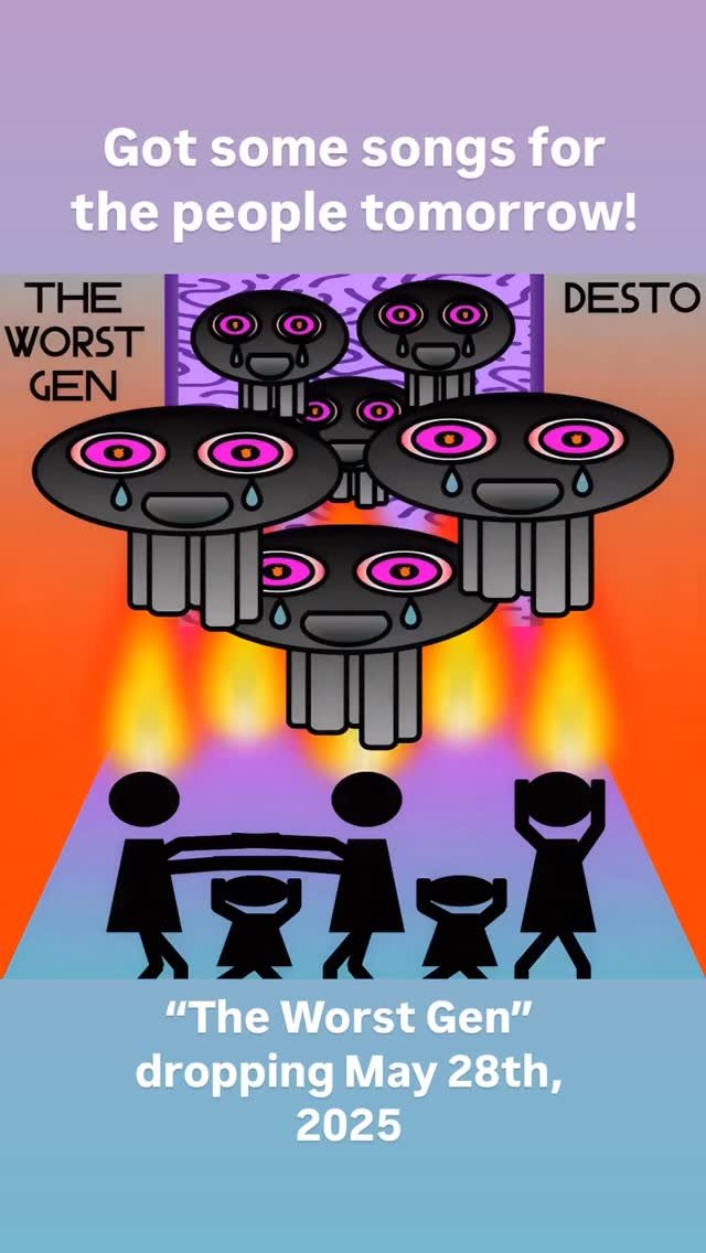 This an chance to listen to multiple underground artist. This ep is a chance to have fun and make some music with the crew.
“The Worst Gen” dropping May 28th, 2025
#studio374 #theworstgen #music