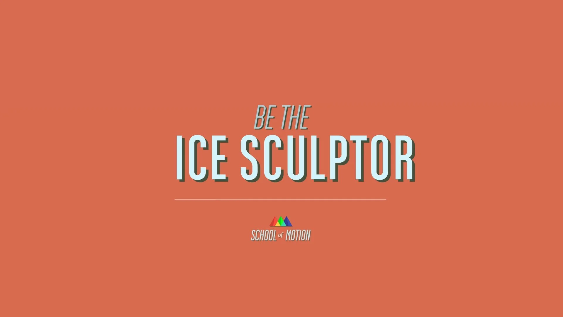 Be the Ice Sculptor Video