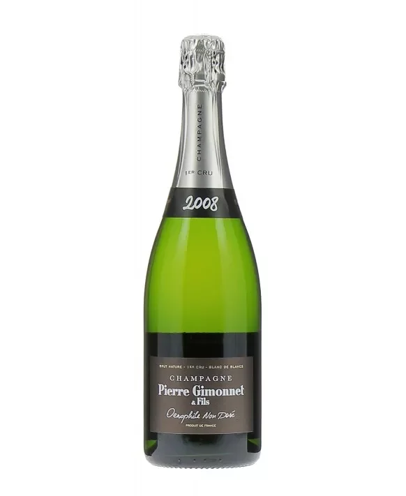Pierre Gimonnet &amp; Fils Oenophile Non Dose Blanc de Blancs Brut Nature Champagne Premier Cru 2008