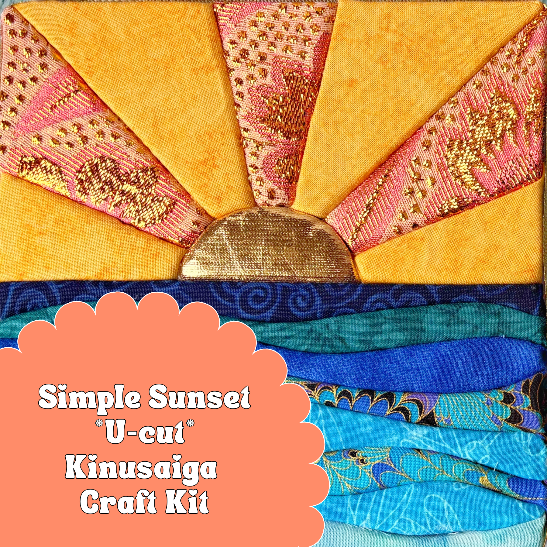 U-Cut Kinusaiga Craft Kit - Simple Sunset