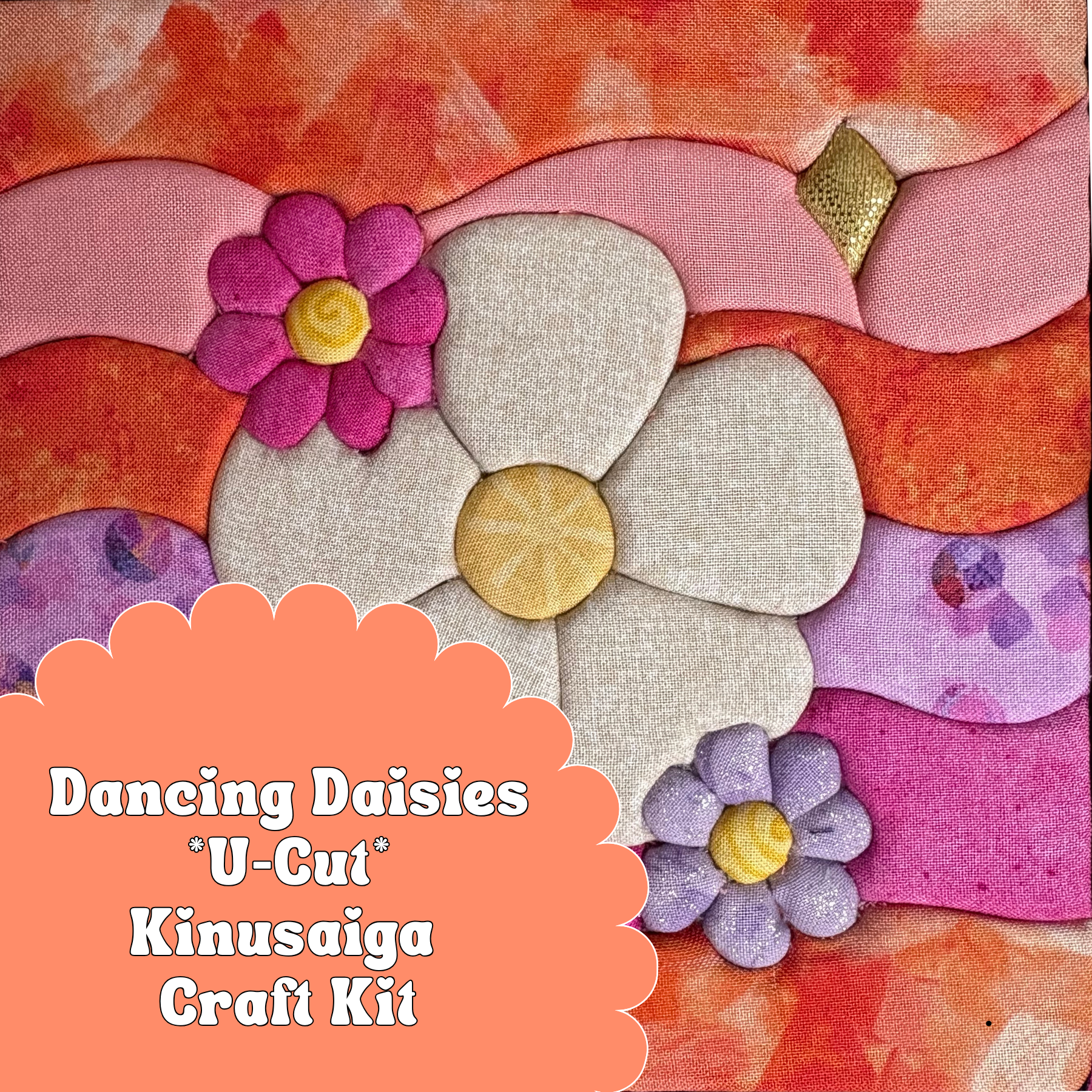U-Cut Kinusaiga Craft Kit - Dancing Daisies