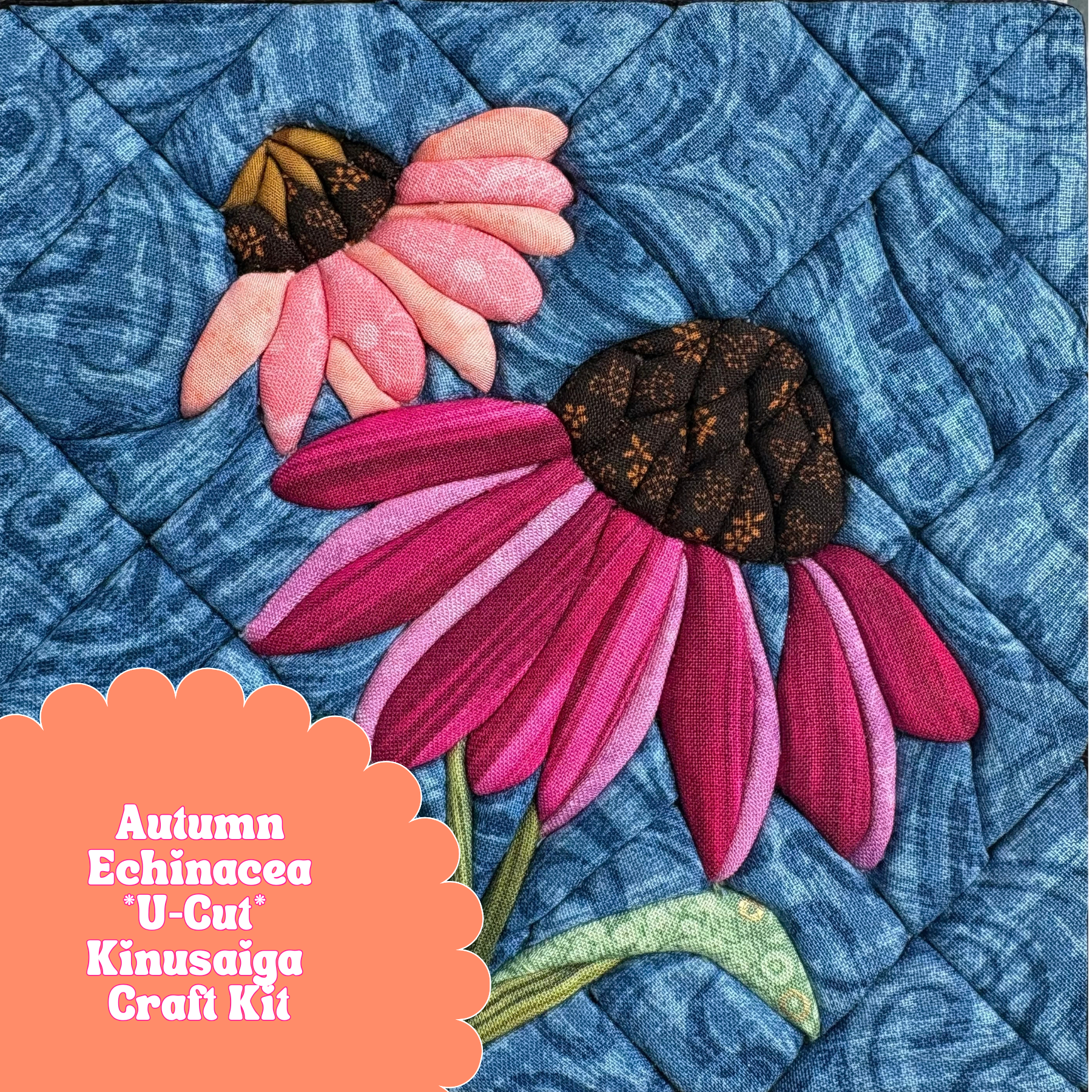 U-Cut Kinusaiga Craft Kit - Autumn Echinacea