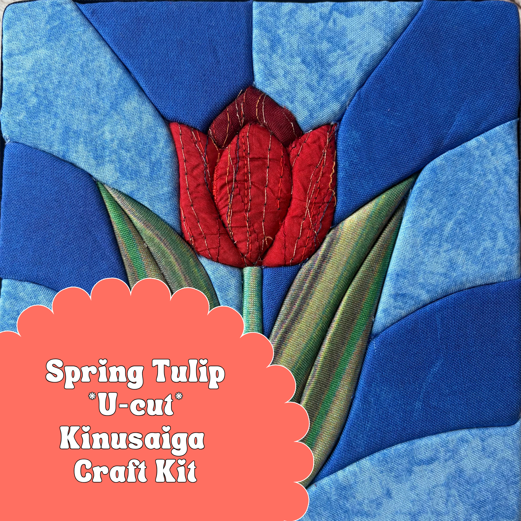 U-Cut Kinusaiga Craft Kit - Spring Tulip