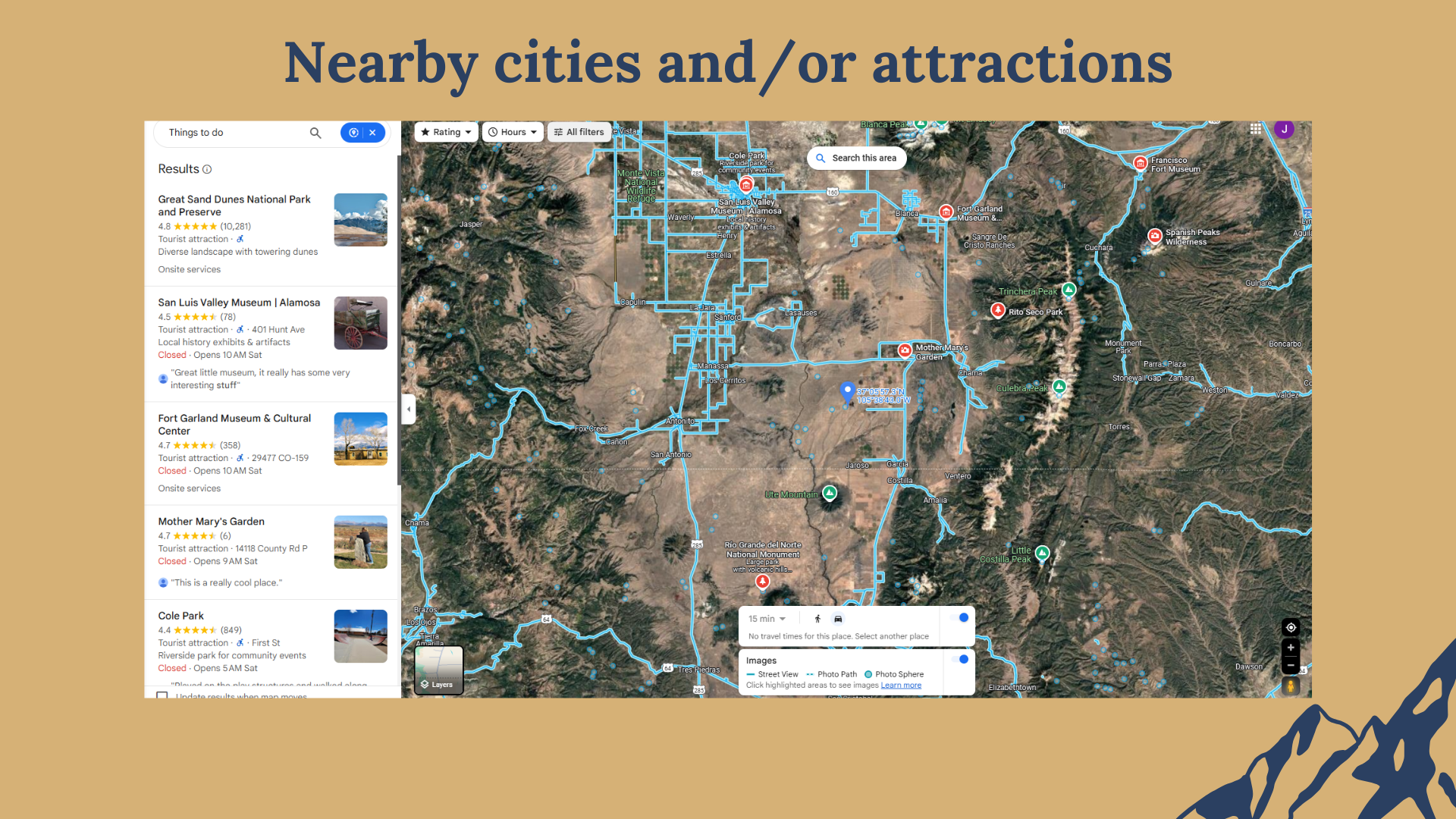 Nearby cities and restaurants near costilla