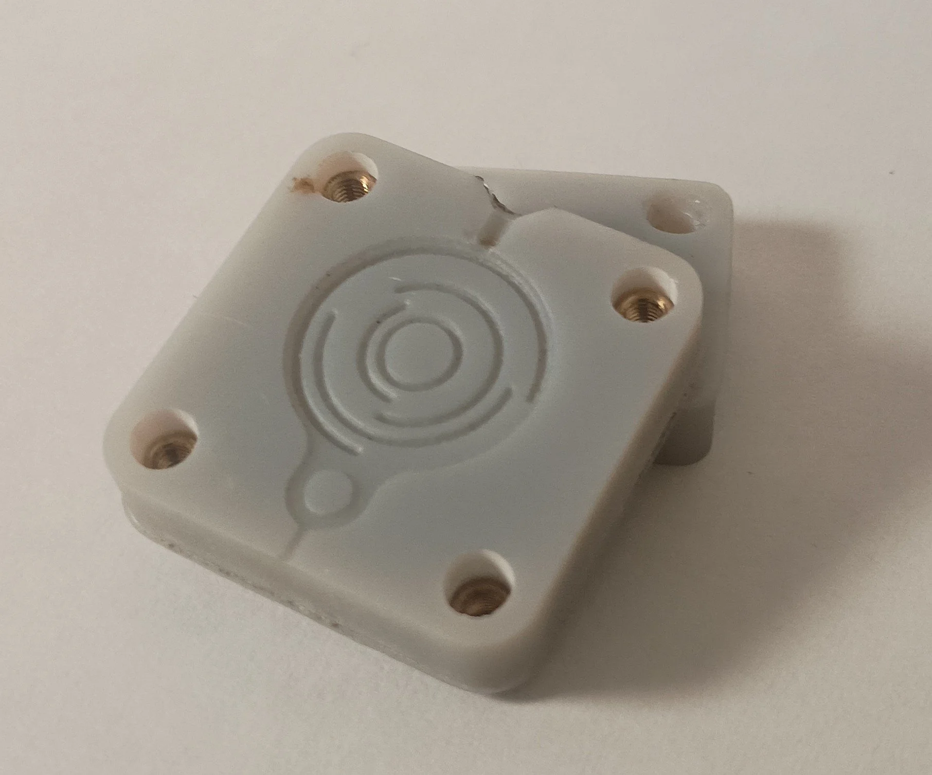 Resin 3D printed prototype injection mold, printed in our HT250 high temperature material