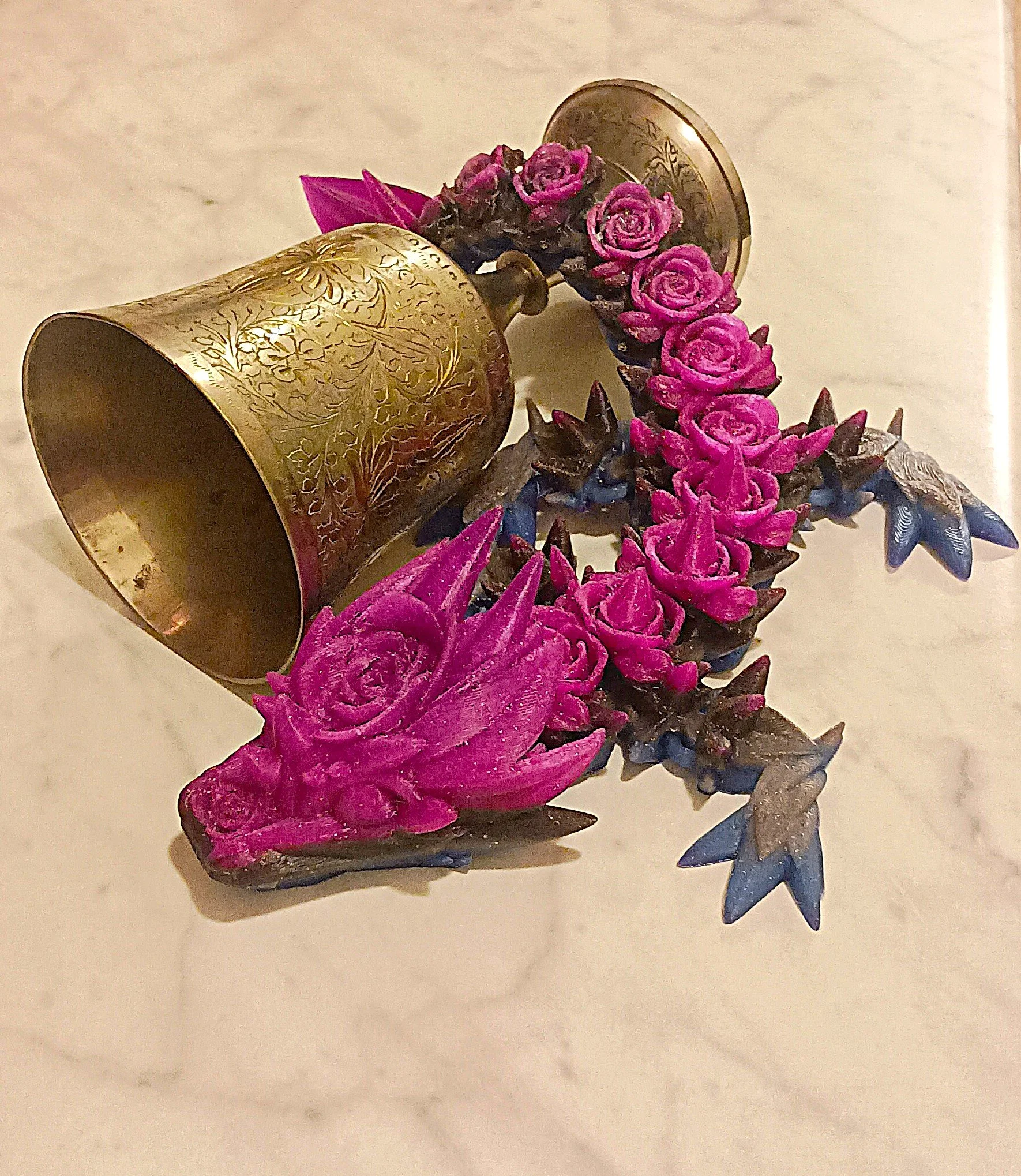 Large Rose Flower Flexy Dragon