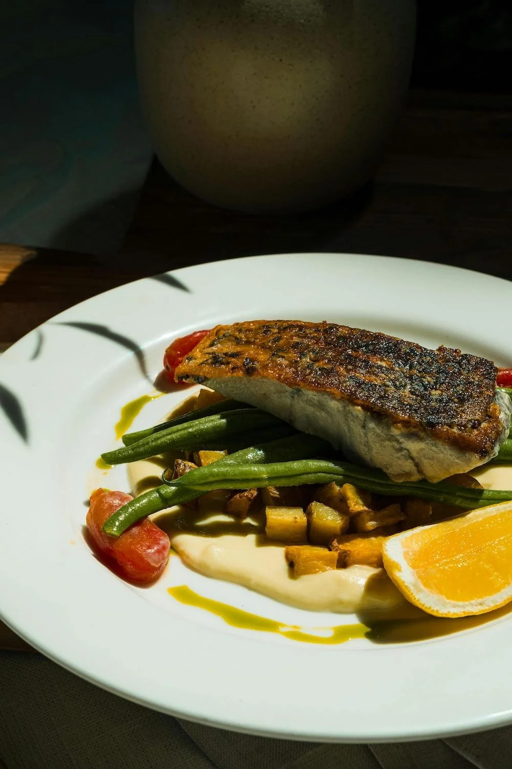 Blackened Redfish with Garlic Butter Veggies Recipe — Jensen Tuna
