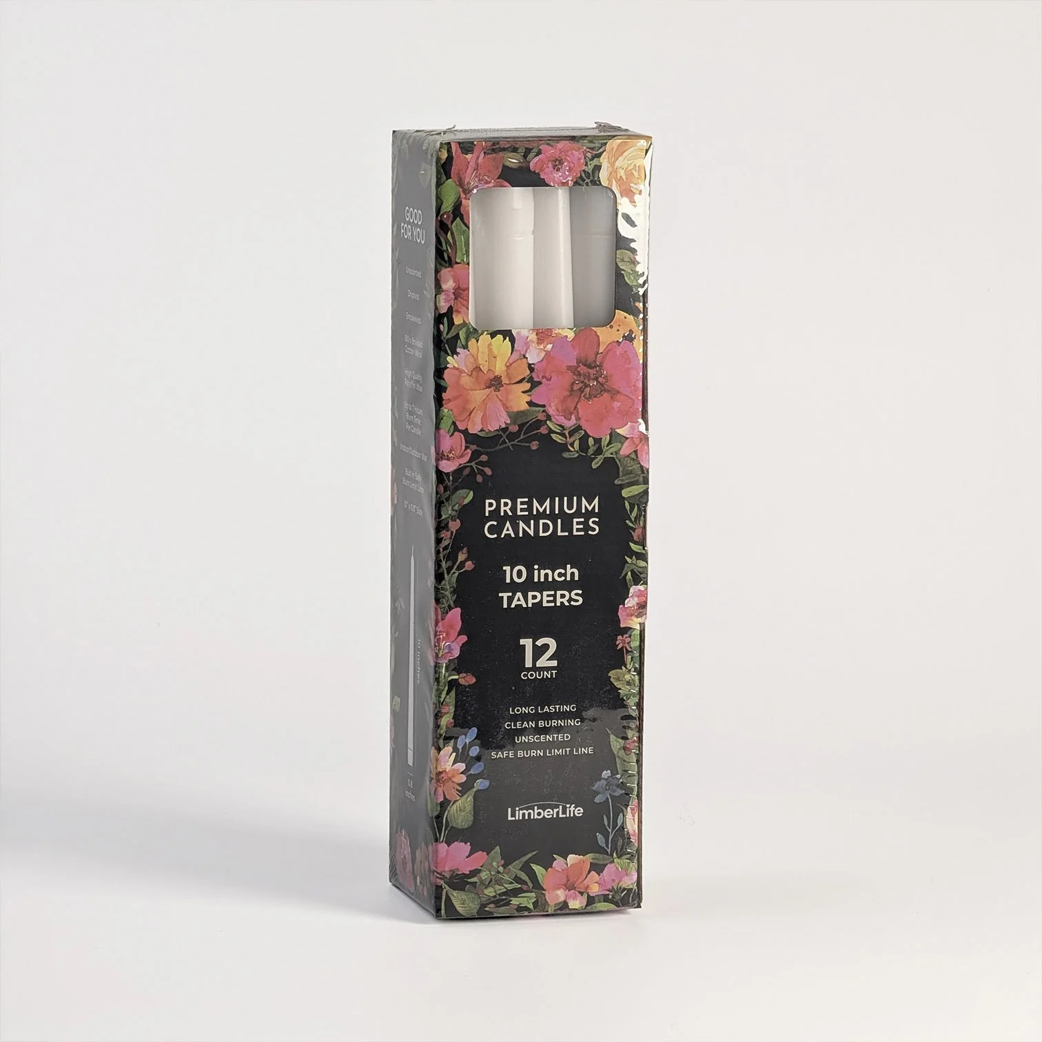 LimberLife Taper Candles candle box of 12