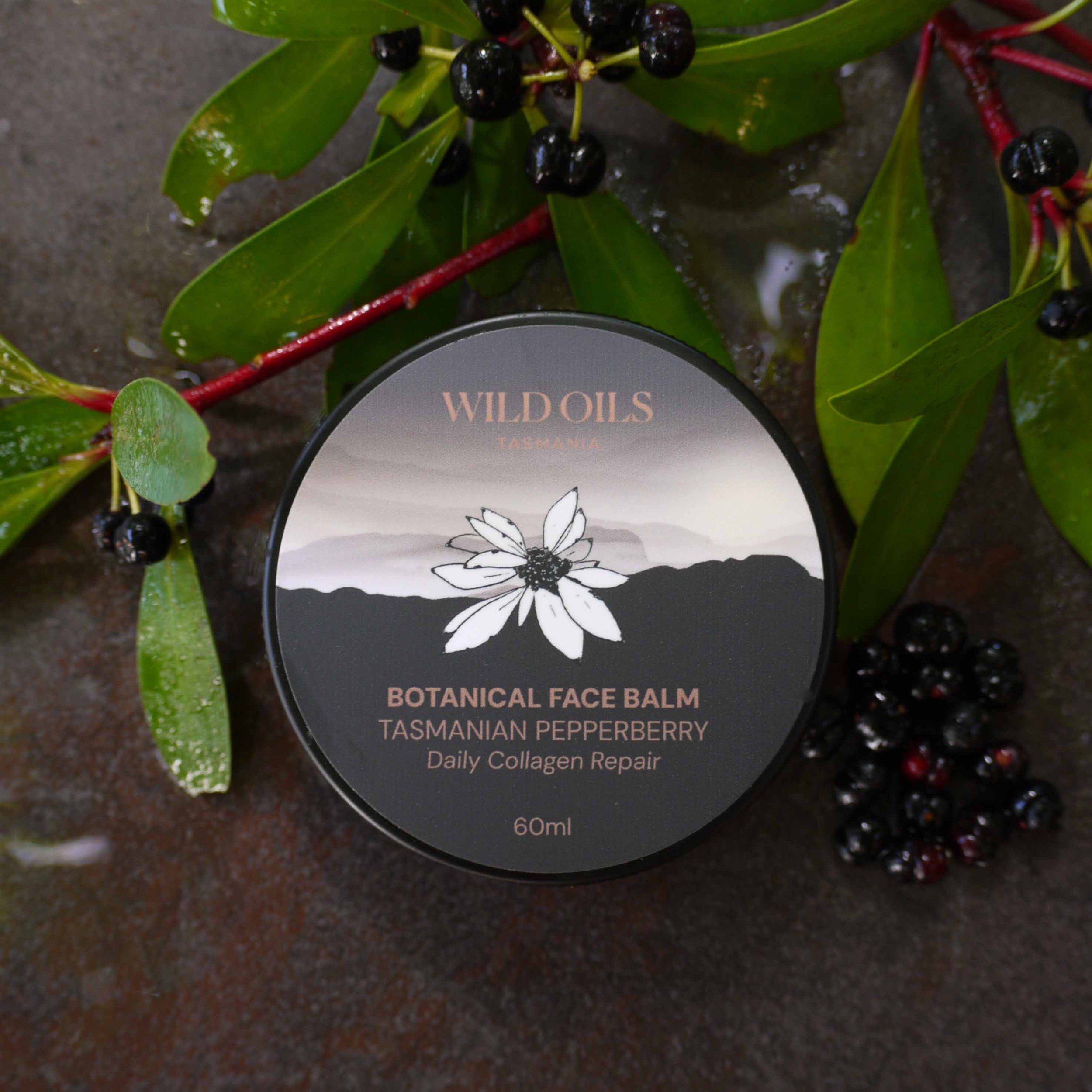 Botanical Face Balm - Tasmanian Pepperberry - Daily Collagen Repair