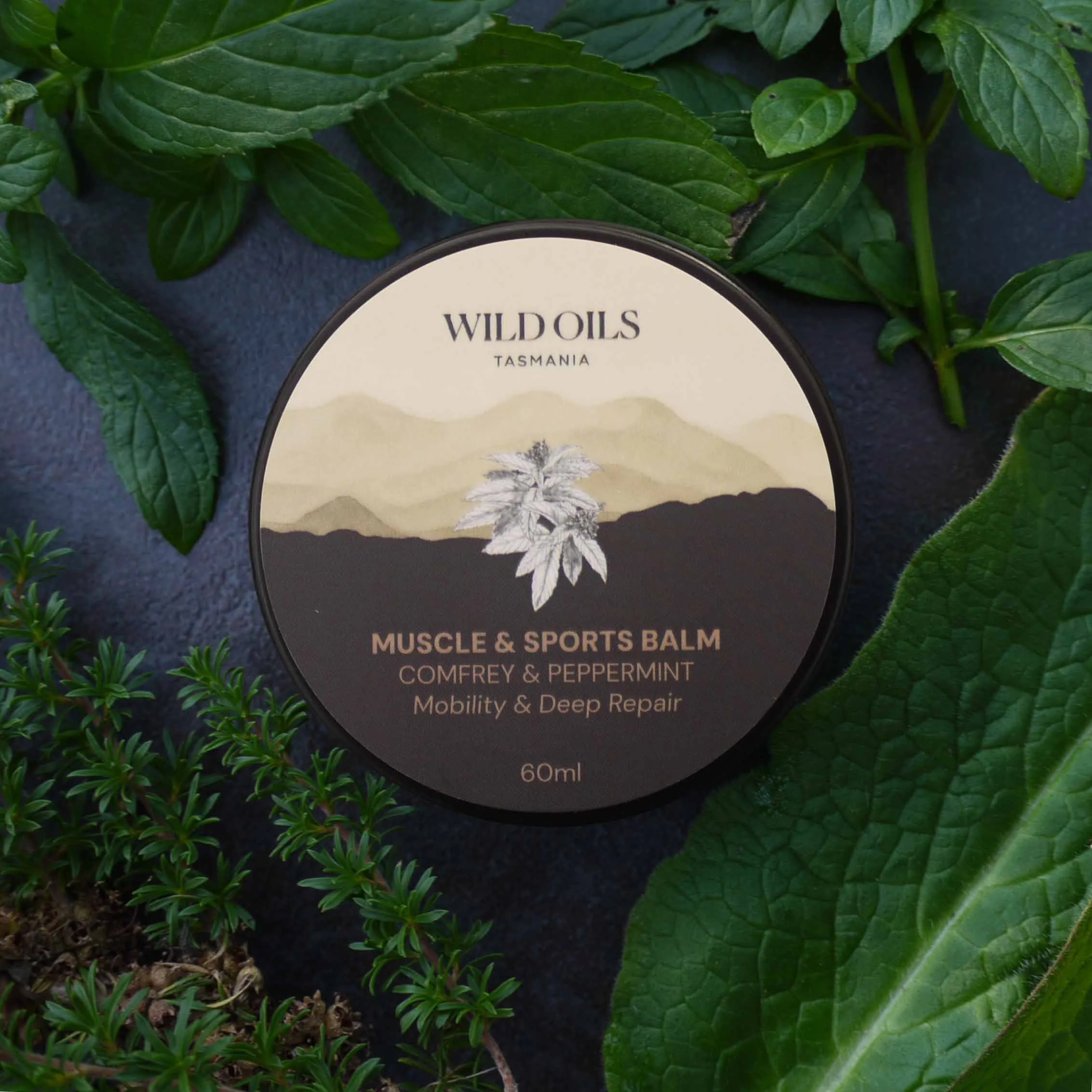 Muscle & Sports Balm-Comfrey & Peppermint