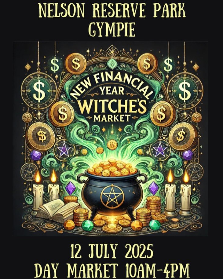 Let’s gather and make magic πͺβ¨
Tomorrow, Saturday 12th July
Come and visit me and all the other magical stall holders π
#gympie #witchesmarket #astrology