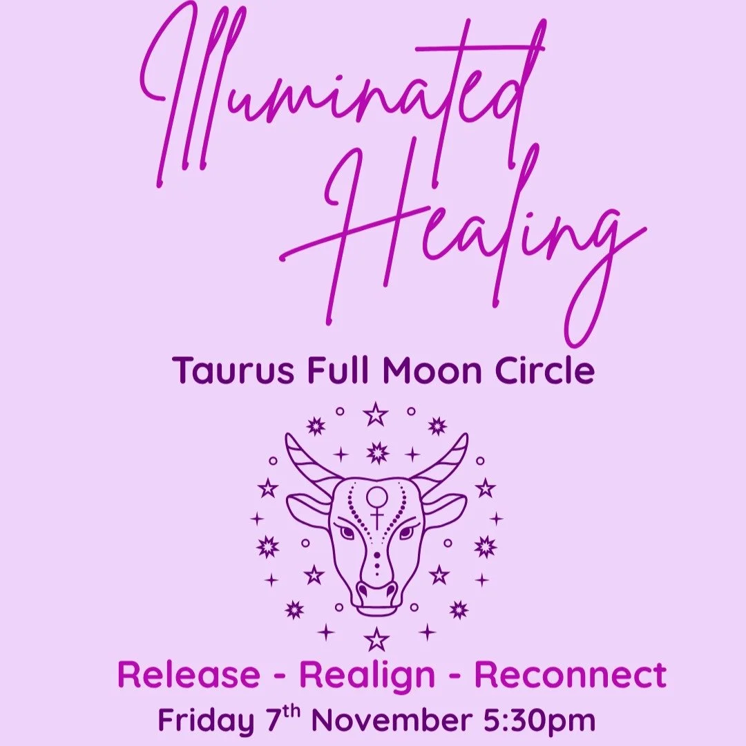NEXT MOON CIRCLE ♉✨🌕

Illuminated Healing 🌙 Taurus Full Moon Circle

Join us under the earthy, sensual Taurus Full Moon for an intimate sacred circle &mdash; a nourishing space to ground, realign, and reconnect with your higher self and soul sister