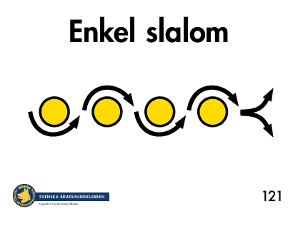 121. Enkel slalom