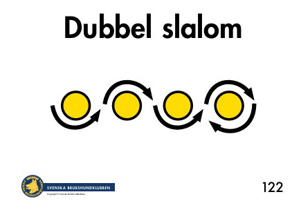122. Dubbel slalom