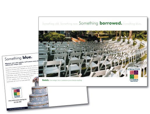 Wedding postcard campaign
