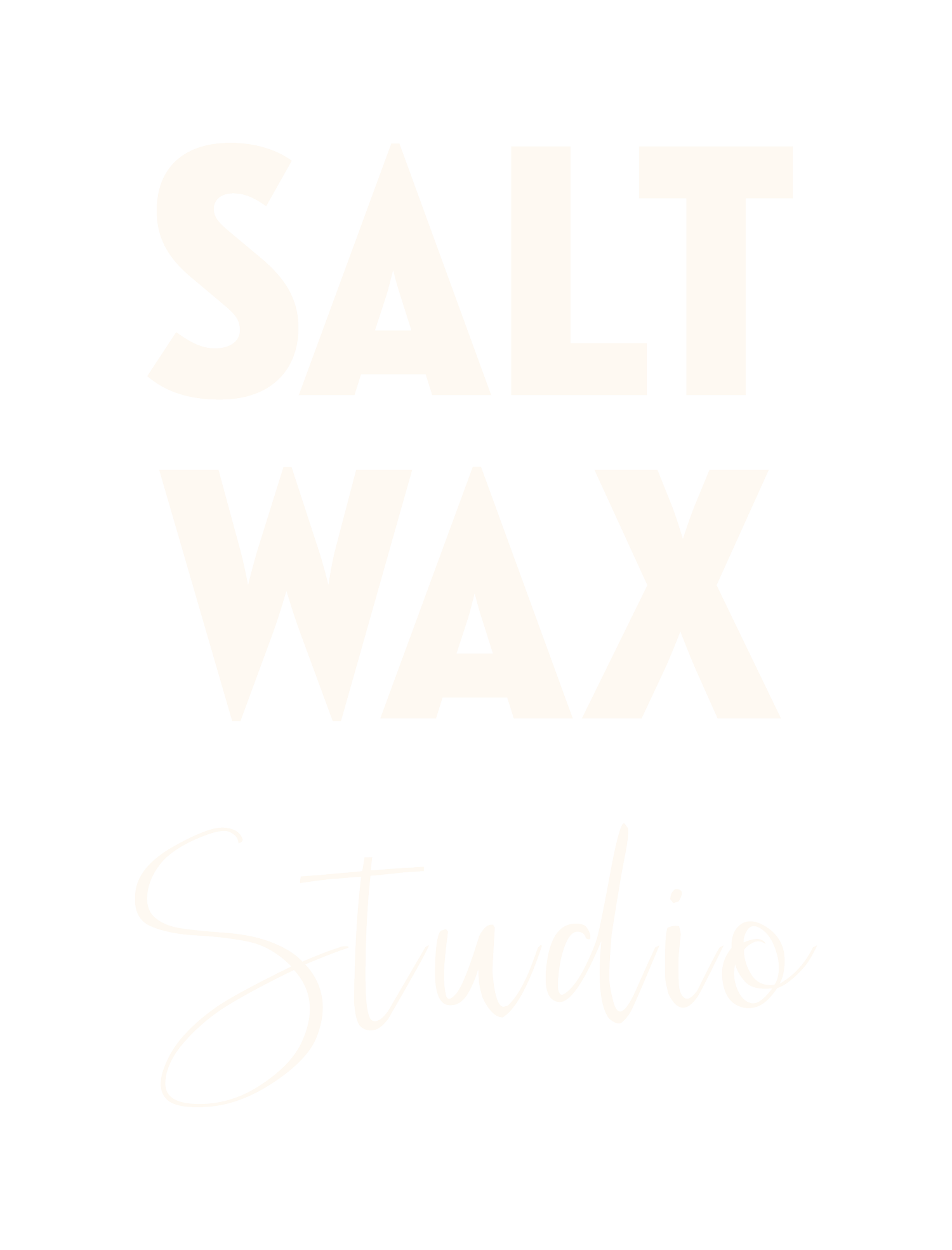Salt &amp; wax