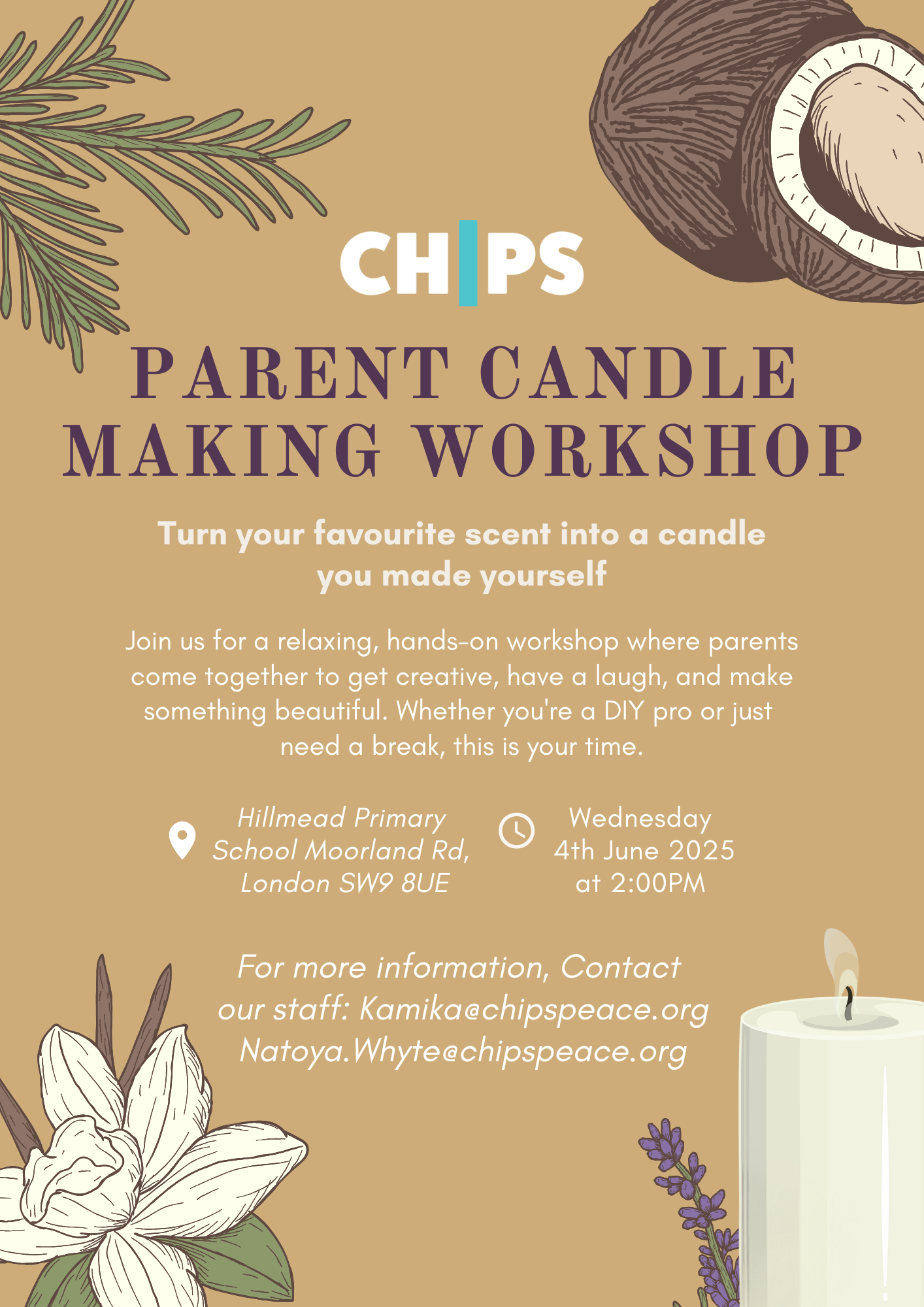 Parent Candle Making Workshop
