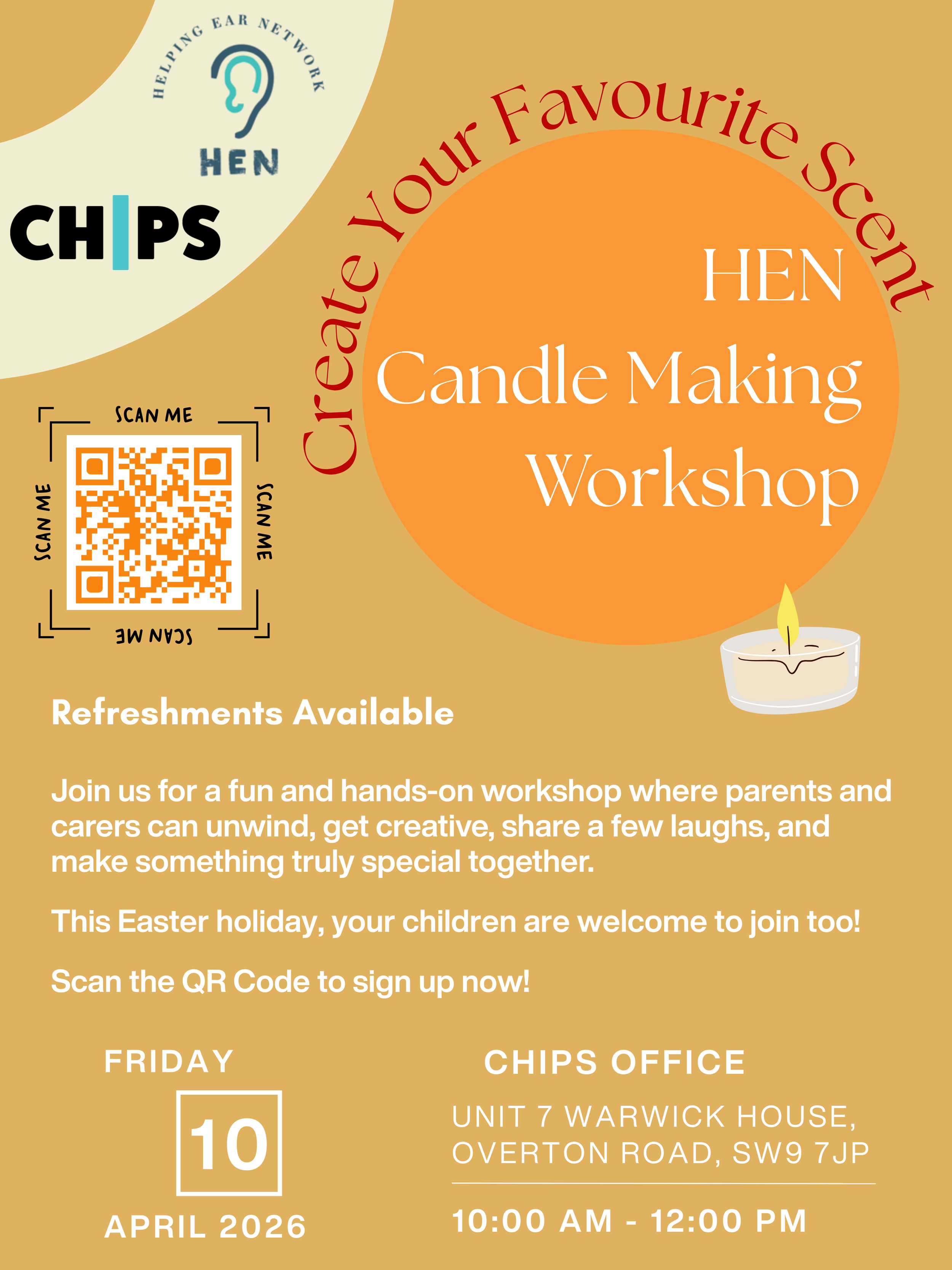 HEN Candle Making Workshop