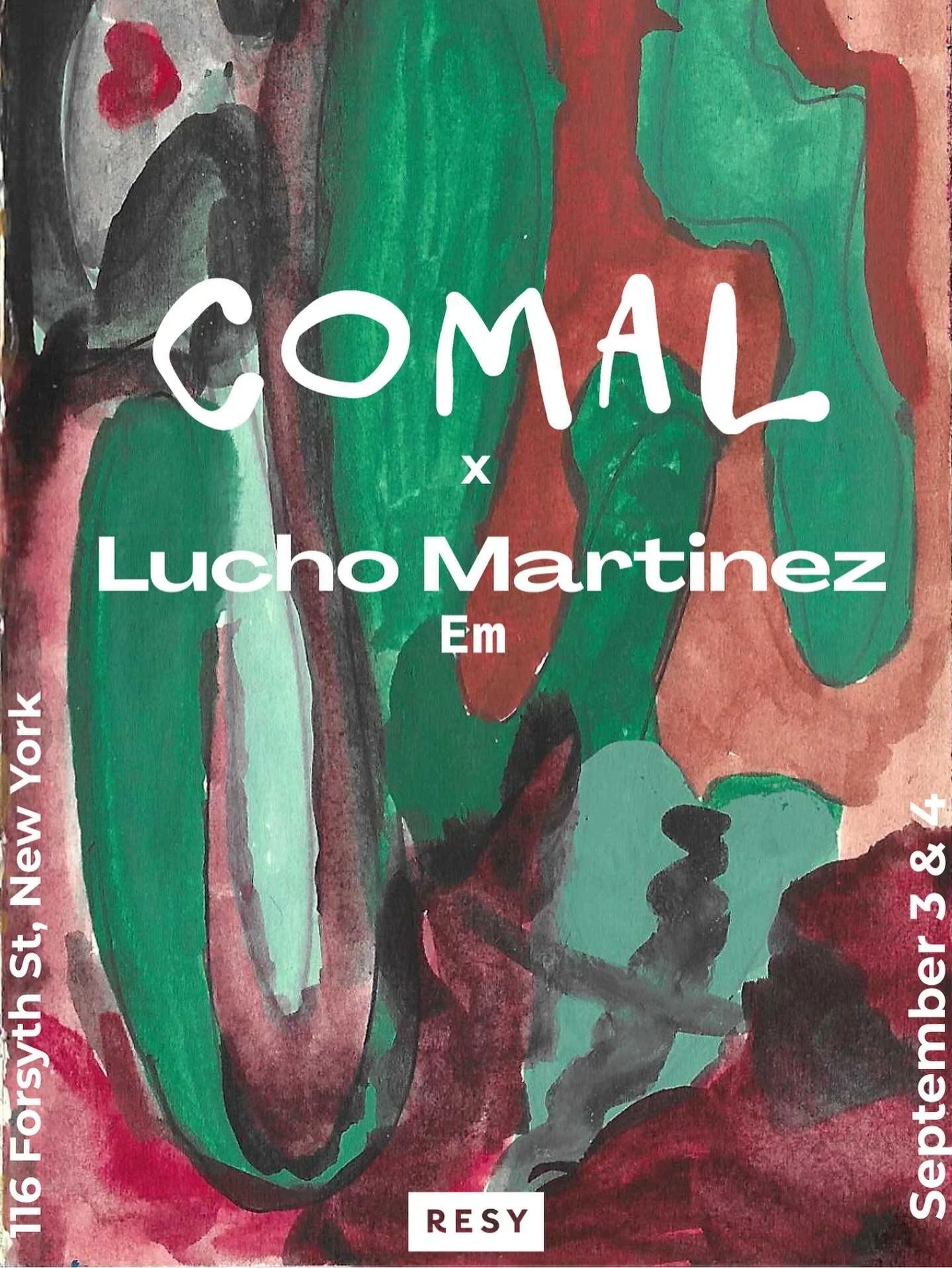 We&rsquo;re super excited to kick off our dinner series with two nights only - September 3 &amp; 4 - featuring Lucho Mart&iacute;nez from Mexico City&rsquo;s Em - at Comal. ⁣
⁣
Lucho is one of Mexico&rsquo;s most exciting chefs, blending tradition an