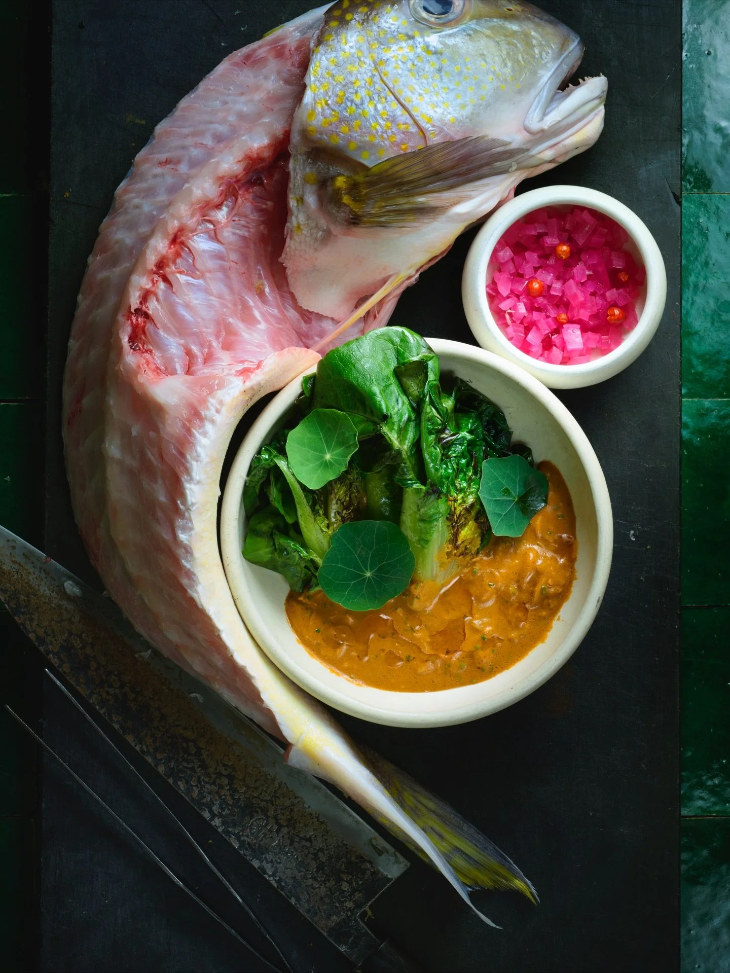 We use golden tile fish for our &ldquo;Guiso&rdquo;, a warming stew which is perfect for the Winter. We are closed for the day tomorrow, so come and try it tonight, or after Thanksgiving. (And be sure to finish off with an affogato)

Some more dishes