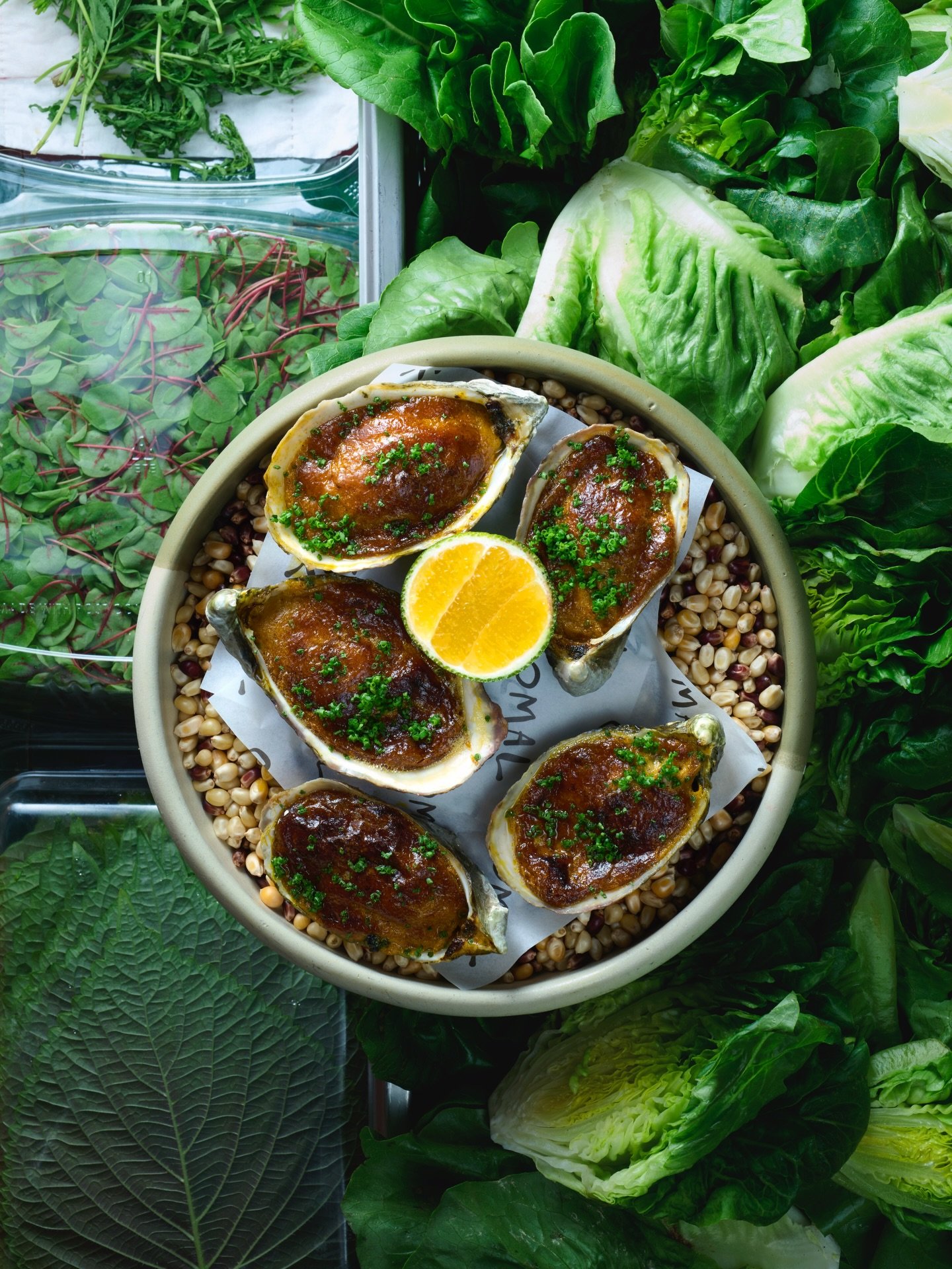 &ldquo;Fat Bastard&rdquo; Oysters from Washington&rsquo;s Willapa and Samish bays, baked with achiote emulsion and spinach. 

New on the menu this week! Book on resy, walk-ins always welcome.
