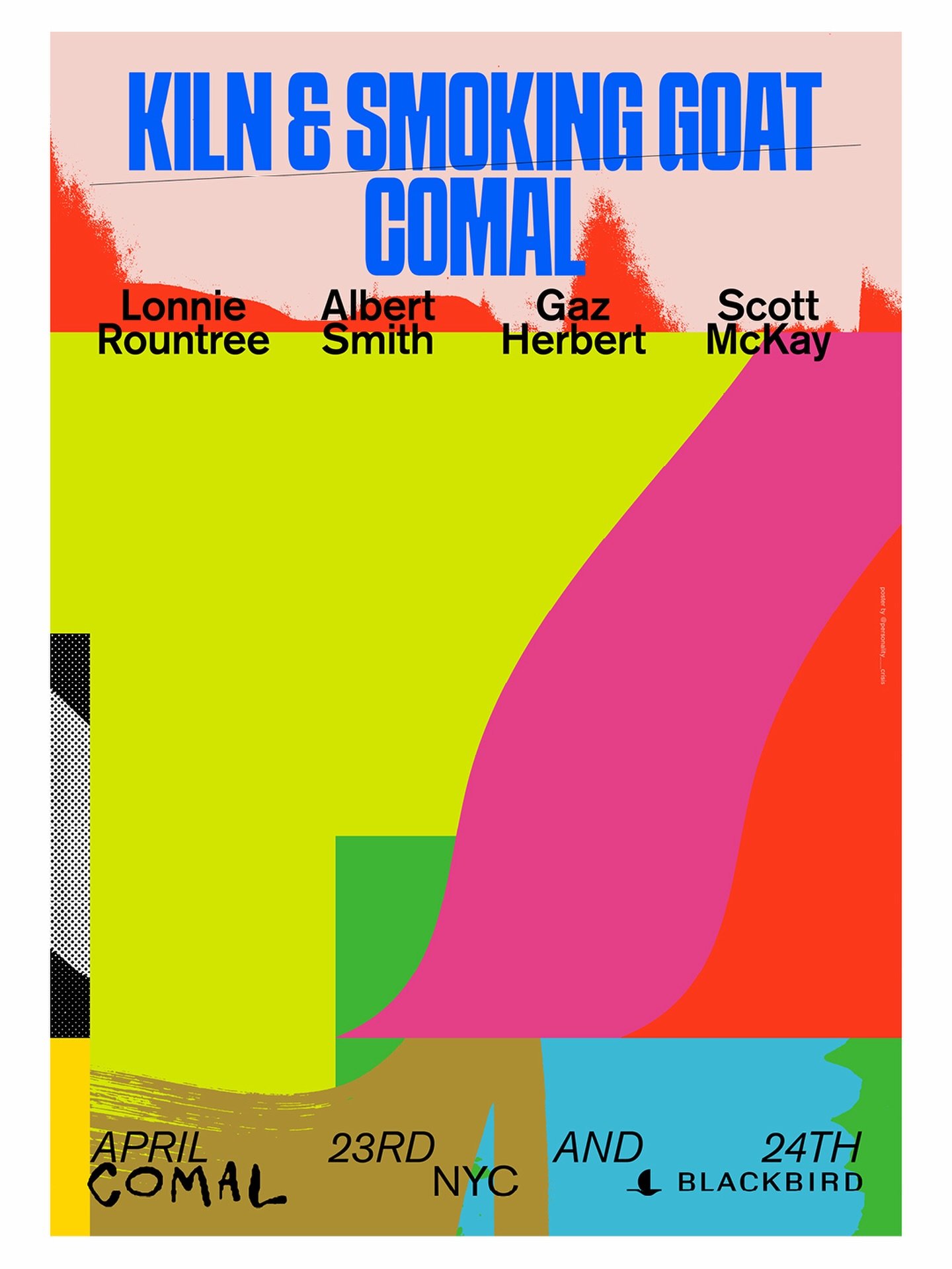 COMAL X KILN X SMOKING GOAT

We&rsquo;re thrilled to announce a special collaboration at Comal this April.

On the 23rd and 24th of April, we will be welcoming @kilnsoho &amp; @smokinggoatbar over from London, and into our kitchen for a two-night tas